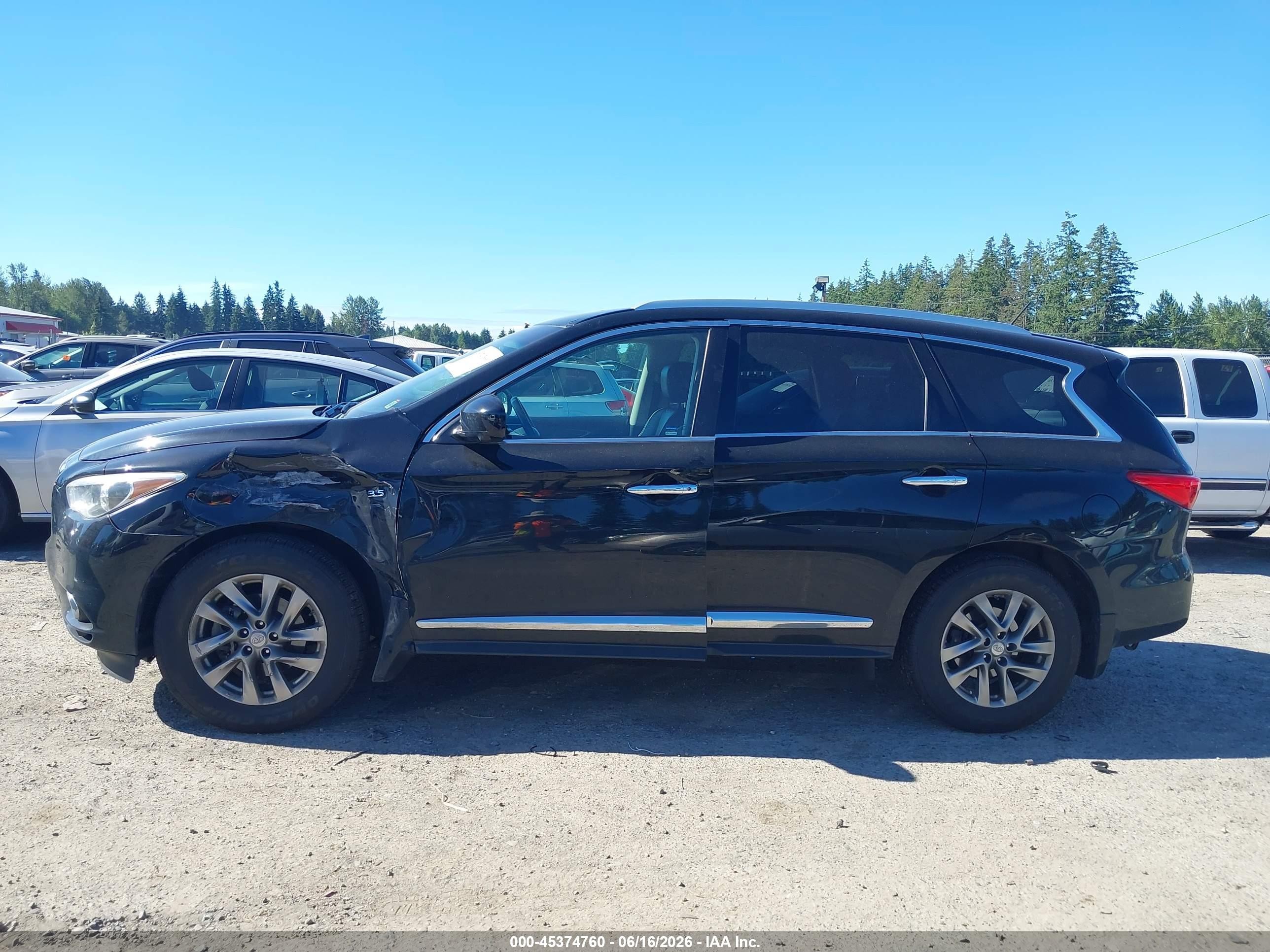 2015 Infiniti Qx60   Black vin: 5N1AL0MM9FC513162