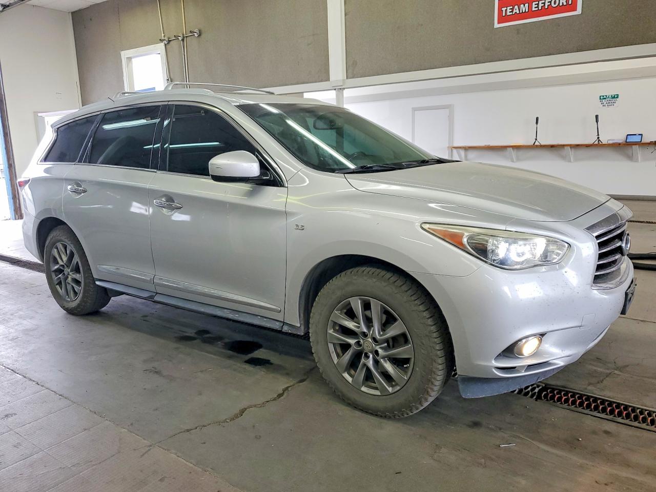 2015 Infiniti Qx60 Base Silver vin: 5N1AL0MM9FC514215