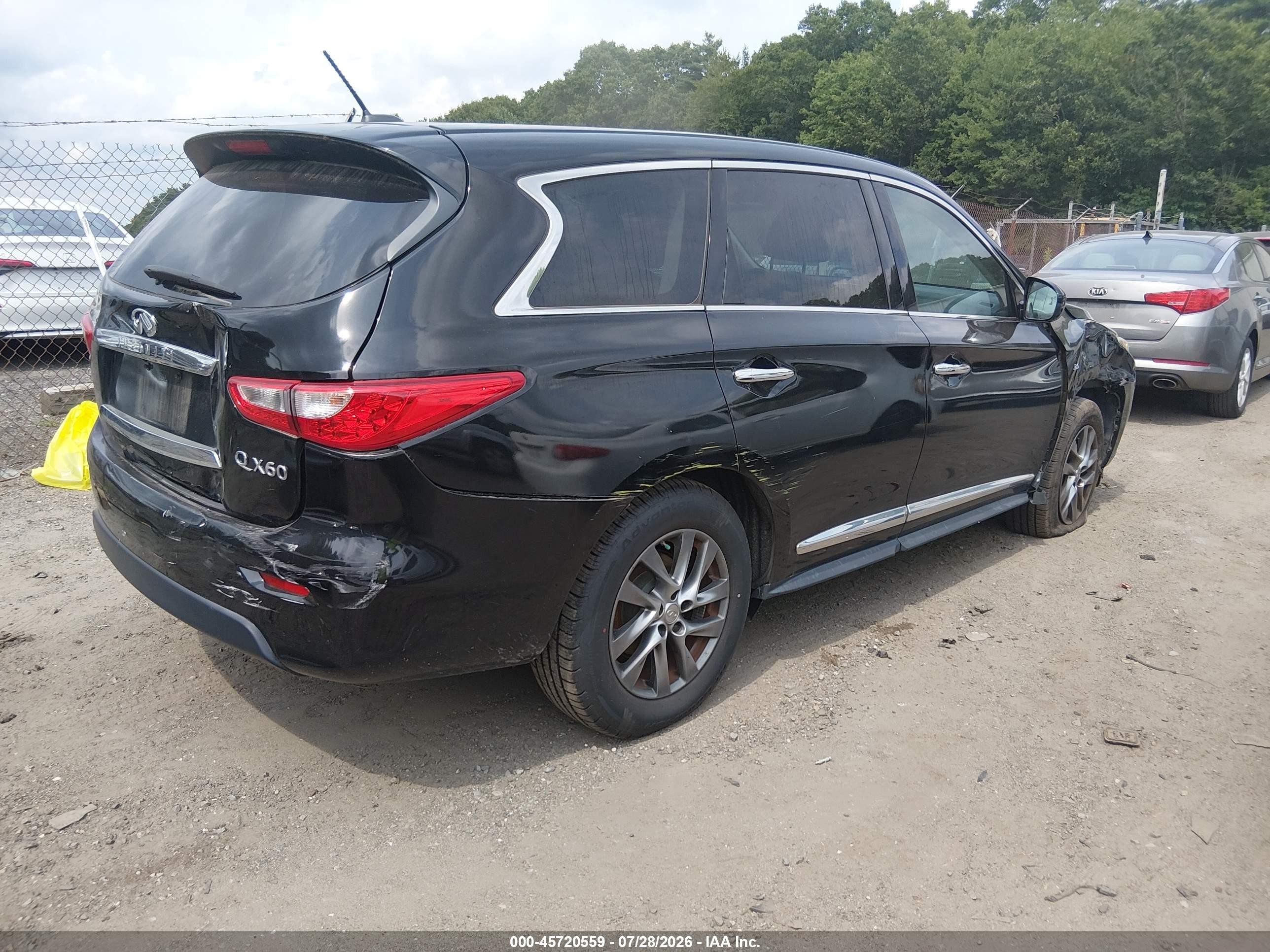 2015 Infiniti Qx60 Black vin: 5N1AL0MM9FC519527