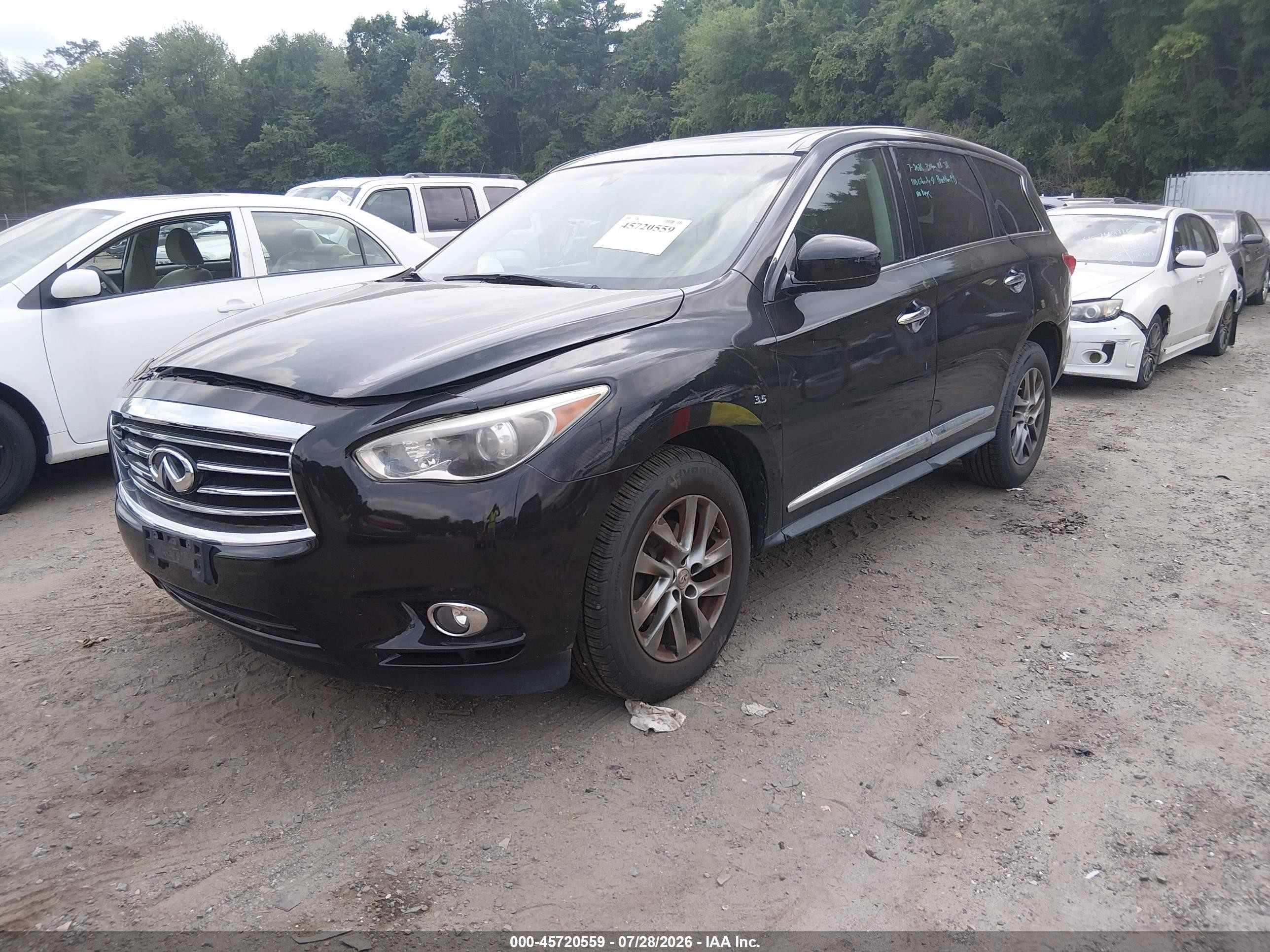 2015 Infiniti Qx60 Black vin: 5N1AL0MM9FC519527
