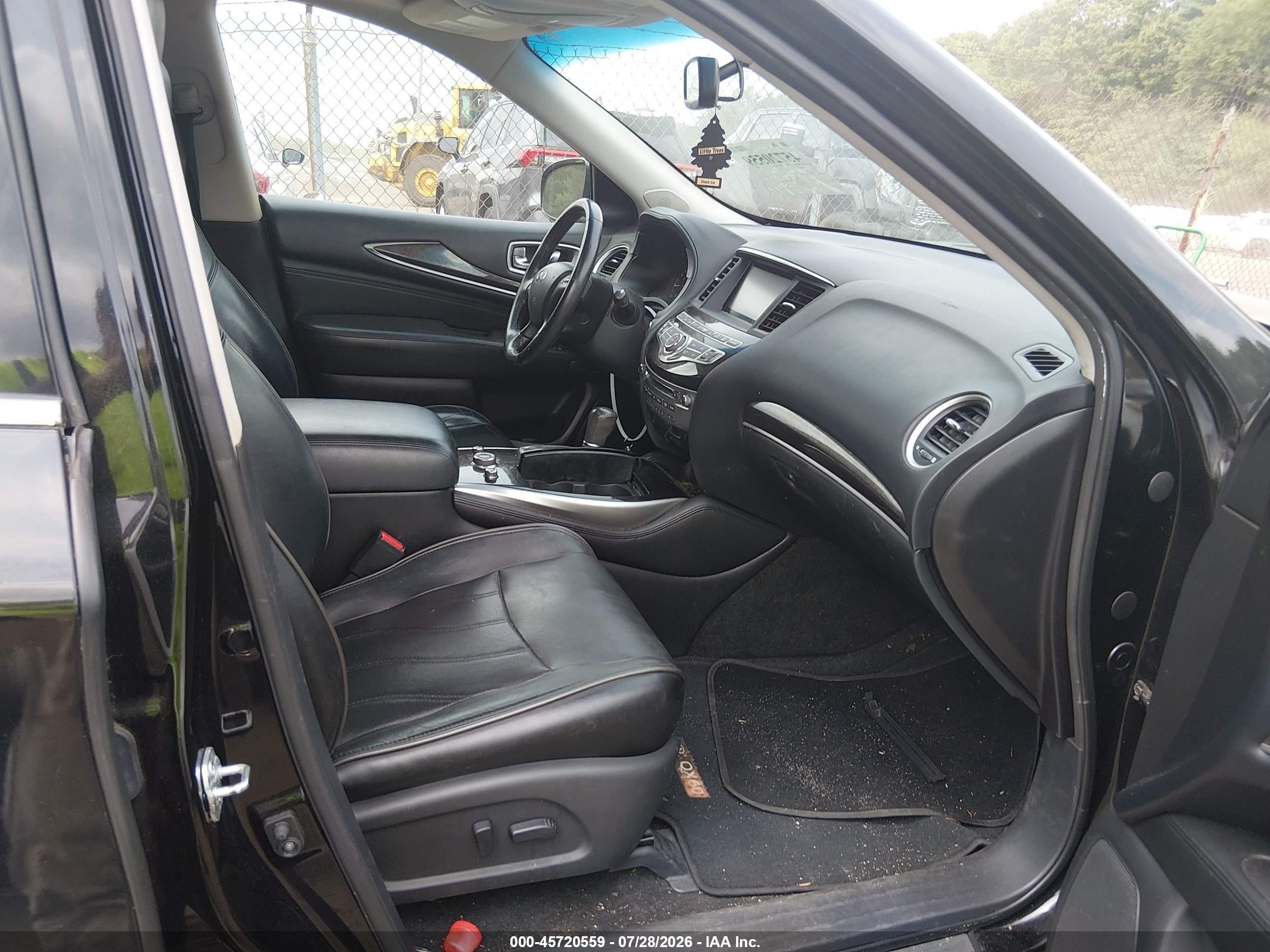 2015 Infiniti Qx60 Black vin: 5N1AL0MM9FC519527