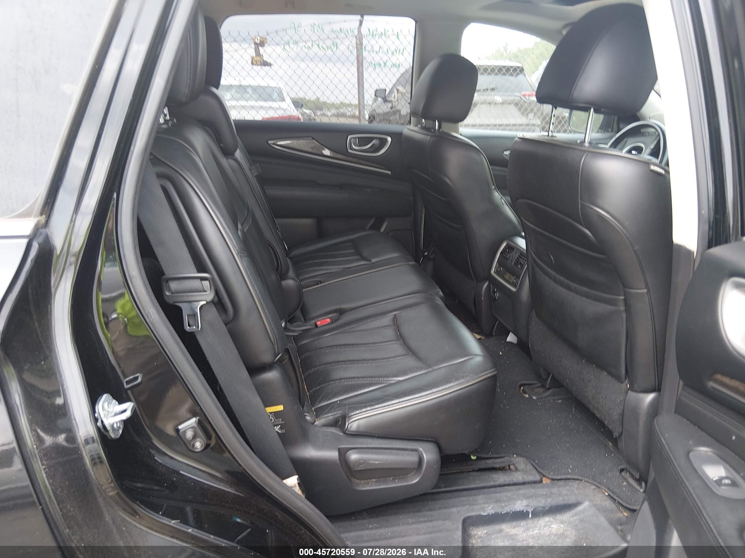 2015 Infiniti Qx60 Black vin: 5N1AL0MM9FC519527