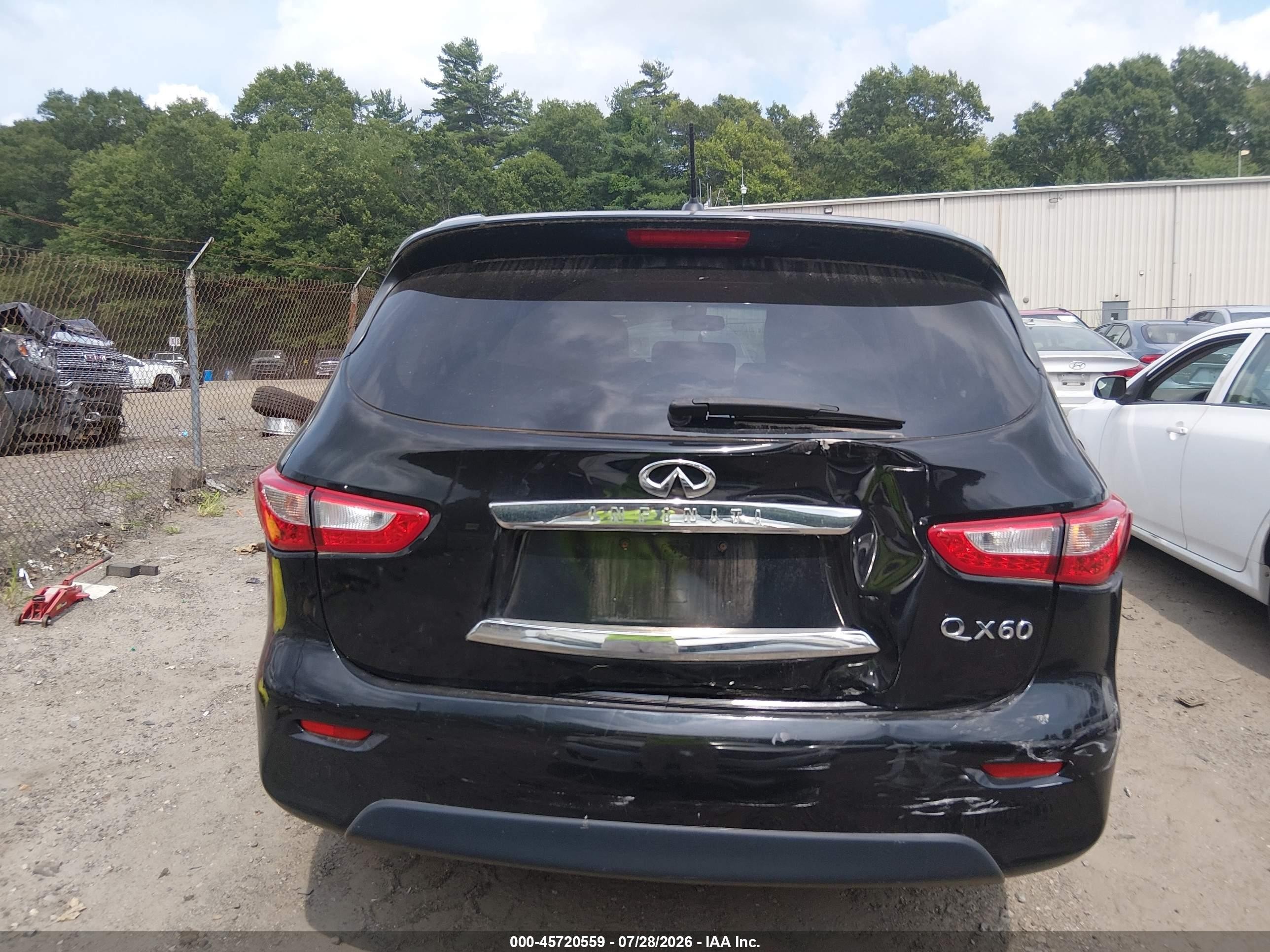 2015 Infiniti Qx60 Black vin: 5N1AL0MM9FC519527