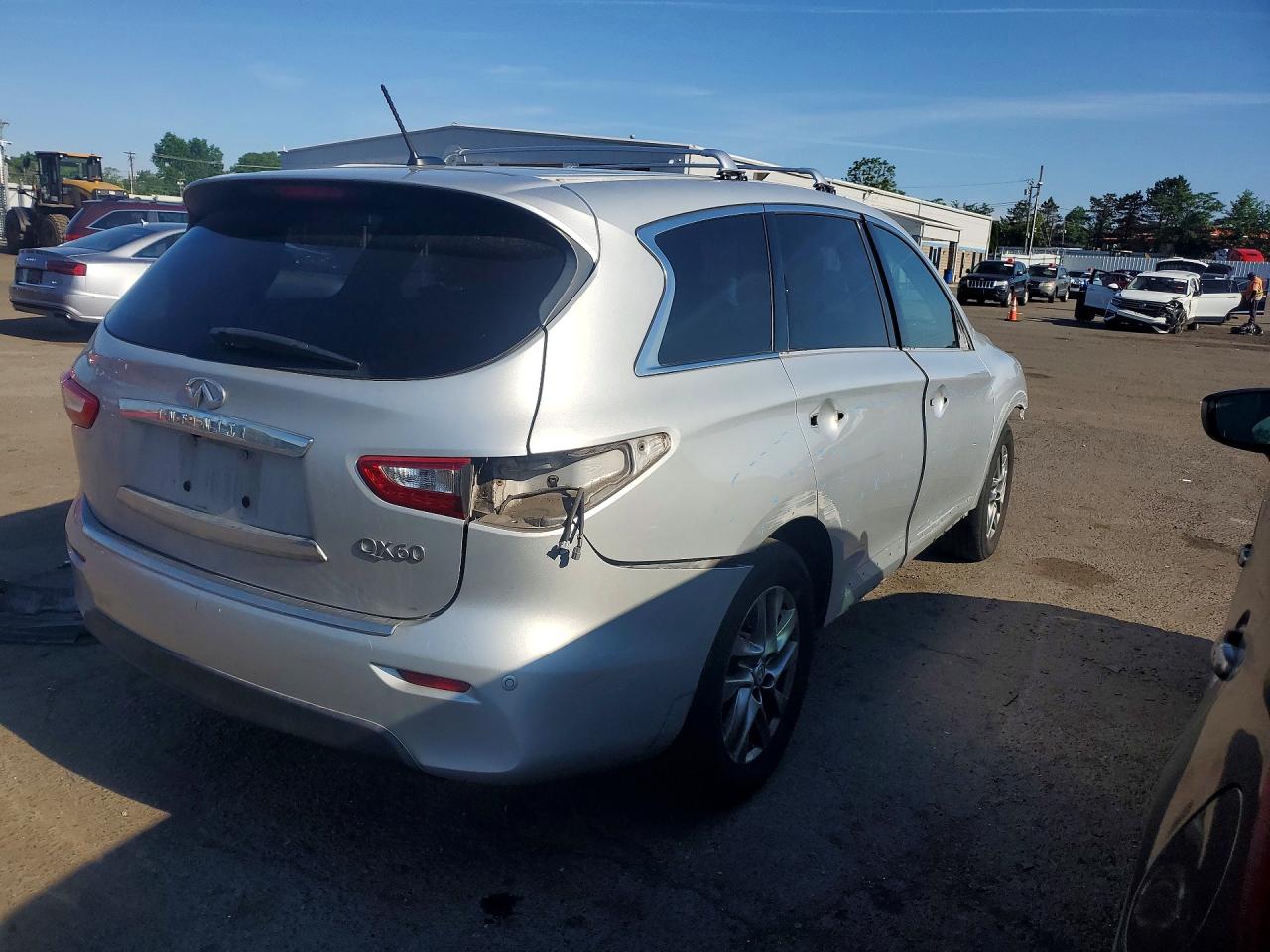 2015 Infiniti Qx60 Base Gray vin: 5N1AL0MM9FC524579