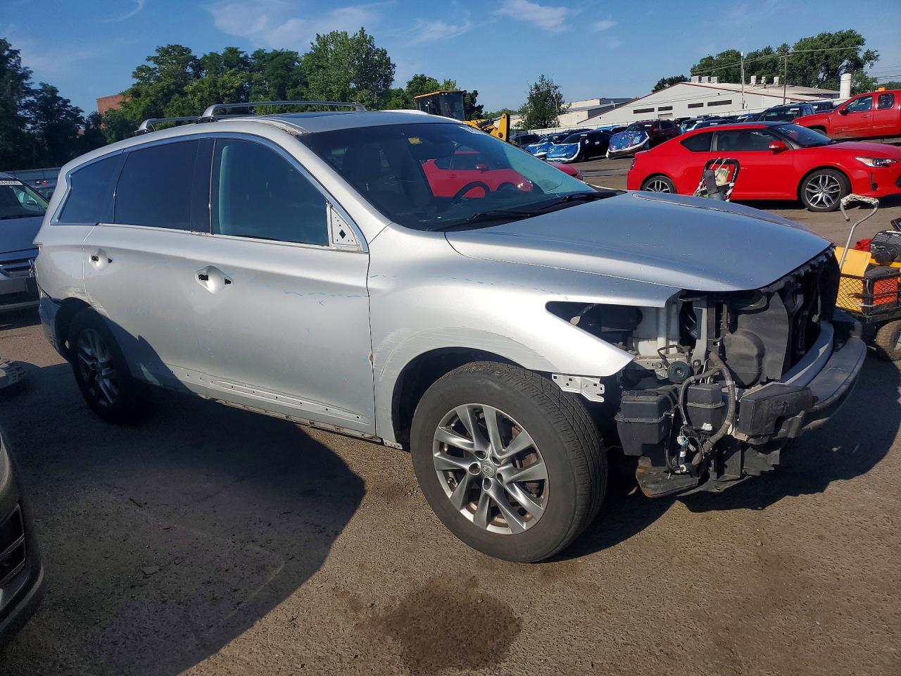 2015 Infiniti Qx60 Base Gray vin: 5N1AL0MM9FC524579