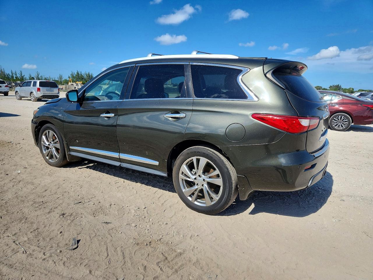 2015 Infiniti Qx60 Base Green vin: 5N1AL0MM9FC526395