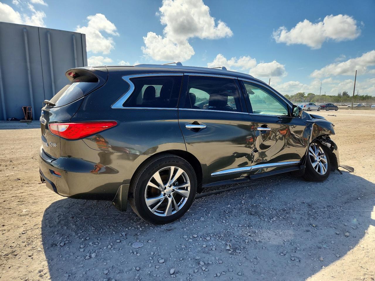2015 Infiniti Qx60 Base Green vin: 5N1AL0MM9FC526395