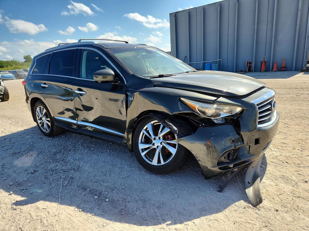 2015 Infiniti Qx60 Base Green vin: 5N1AL0MM9FC526395