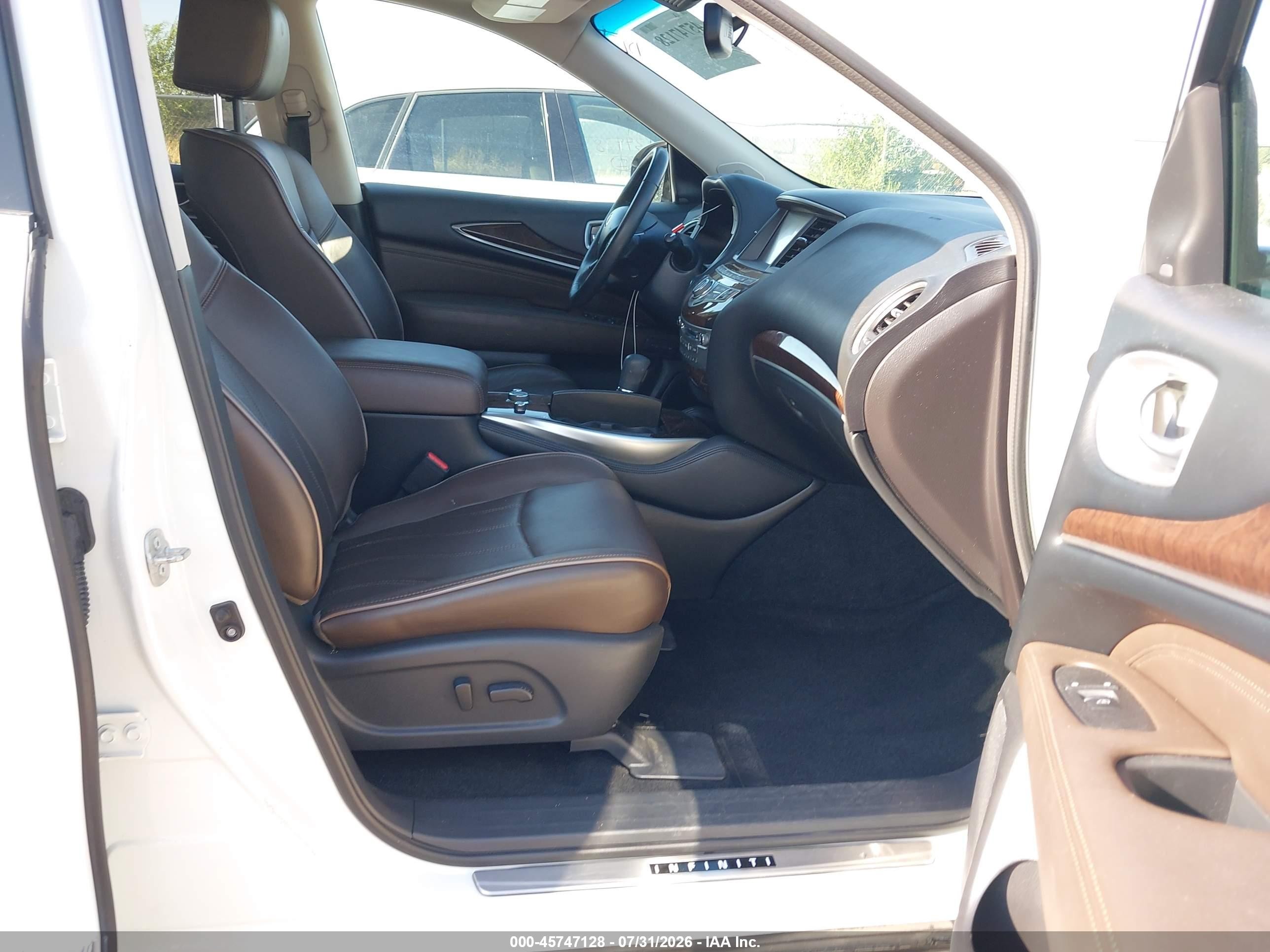 2015 Infiniti Qx60 White vin: 5N1AL0MM9FC535372