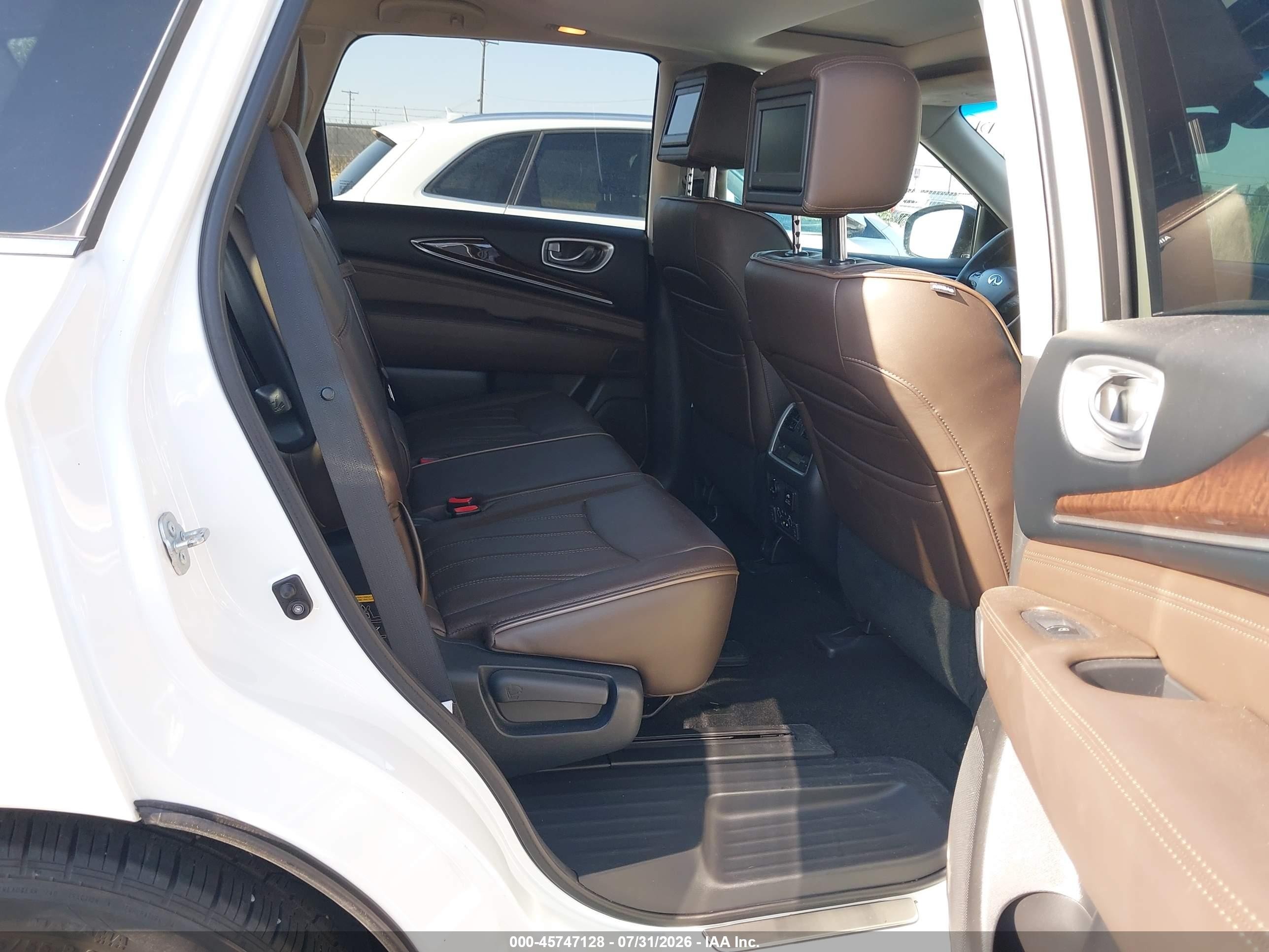 2015 Infiniti Qx60 White vin: 5N1AL0MM9FC535372