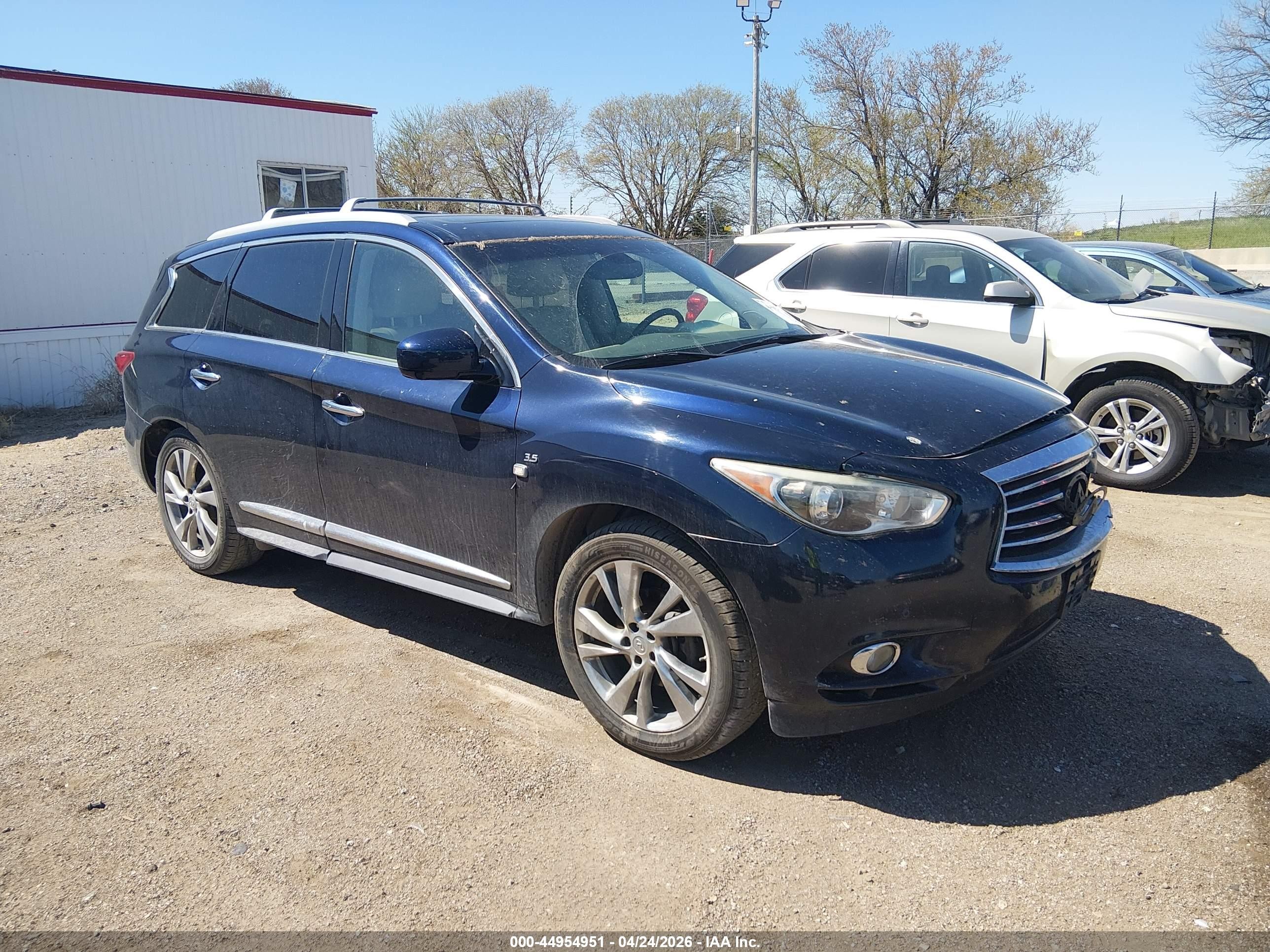 2015 Infiniti Qx60   Dark Blue vin: 5N1AL0MM9FC536697
