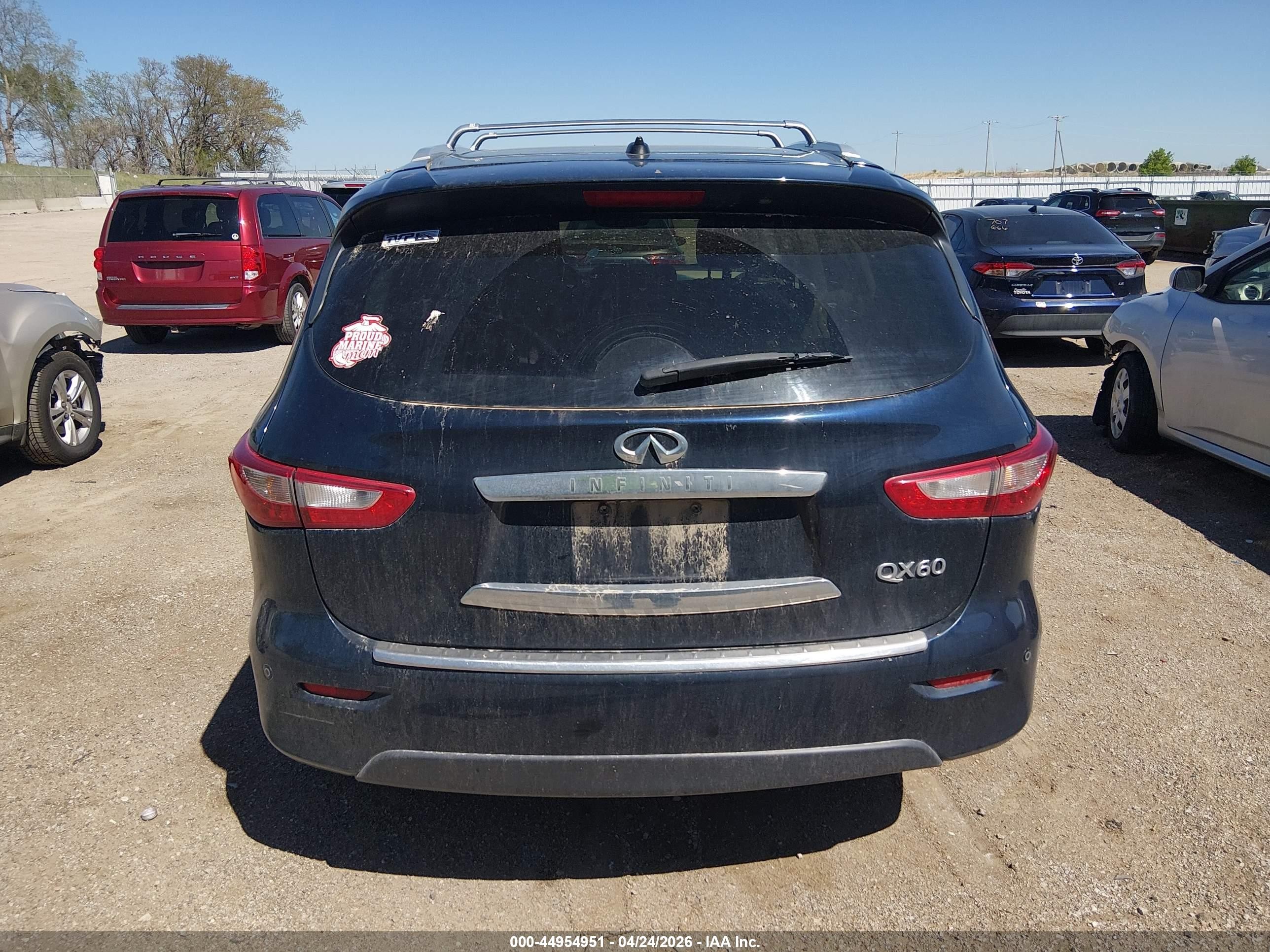 2015 Infiniti Qx60   Dark Blue vin: 5N1AL0MM9FC536697