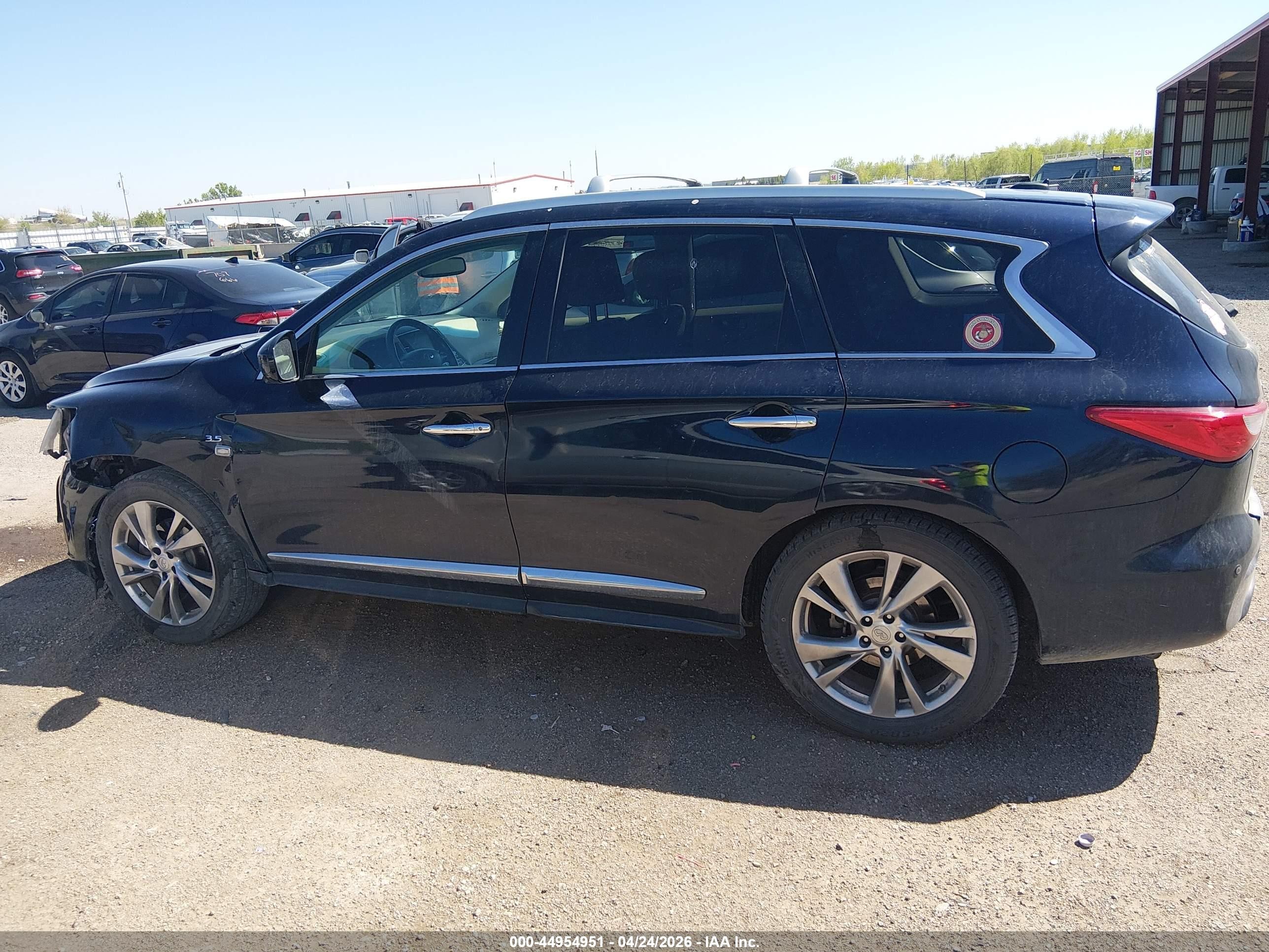2015 Infiniti Qx60   Dark Blue vin: 5N1AL0MM9FC536697