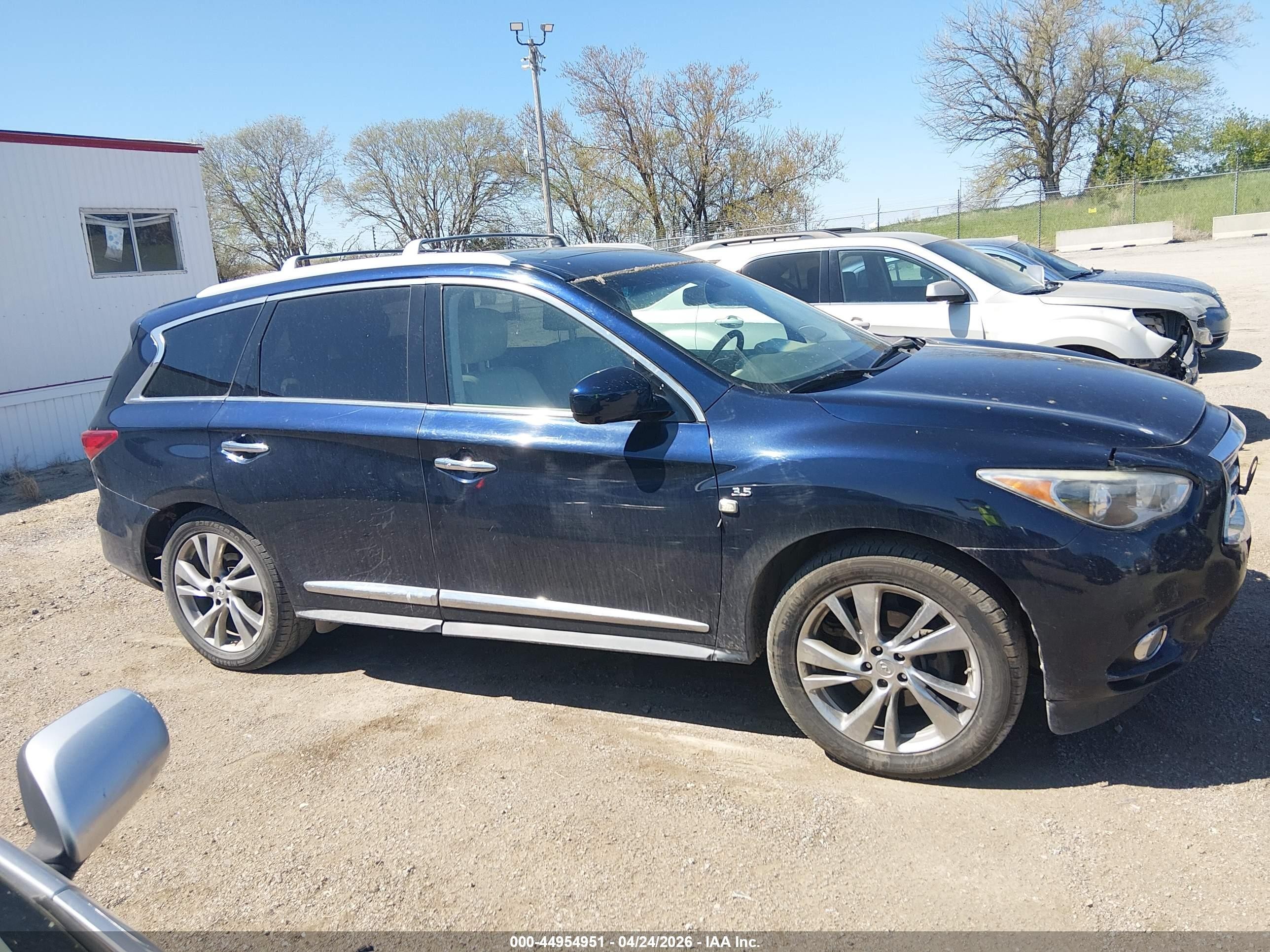 2015 Infiniti Qx60   Dark Blue vin: 5N1AL0MM9FC536697