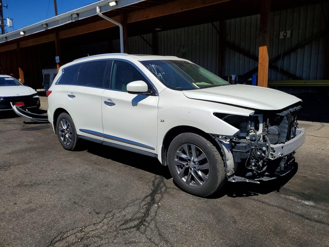 2015 Infiniti Qx60 Base Белый vin: 5N1AL0MM9FC541625