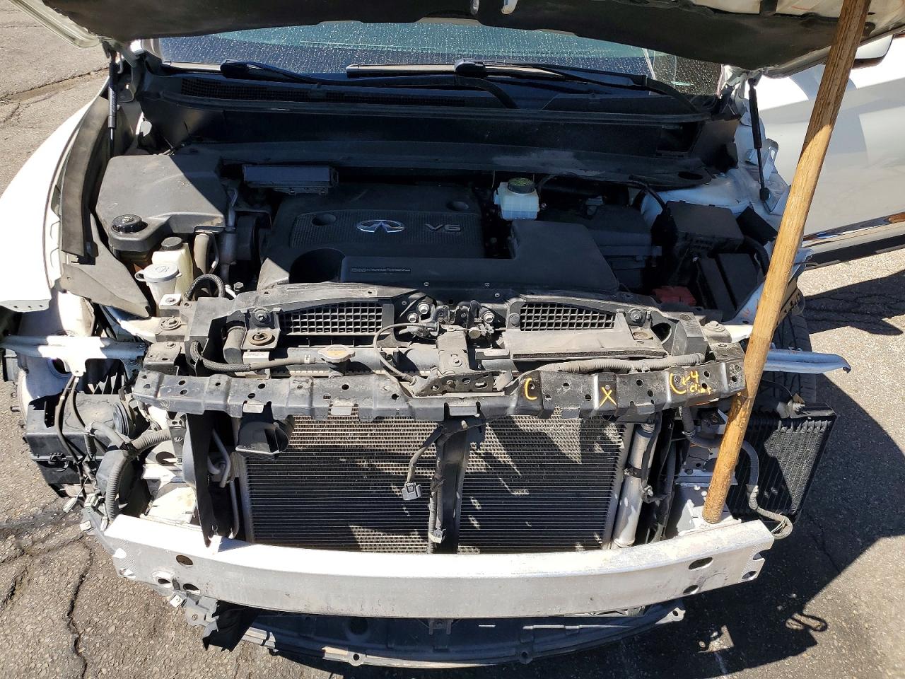 2015 Infiniti Qx60 Base Белый vin: 5N1AL0MM9FC541625