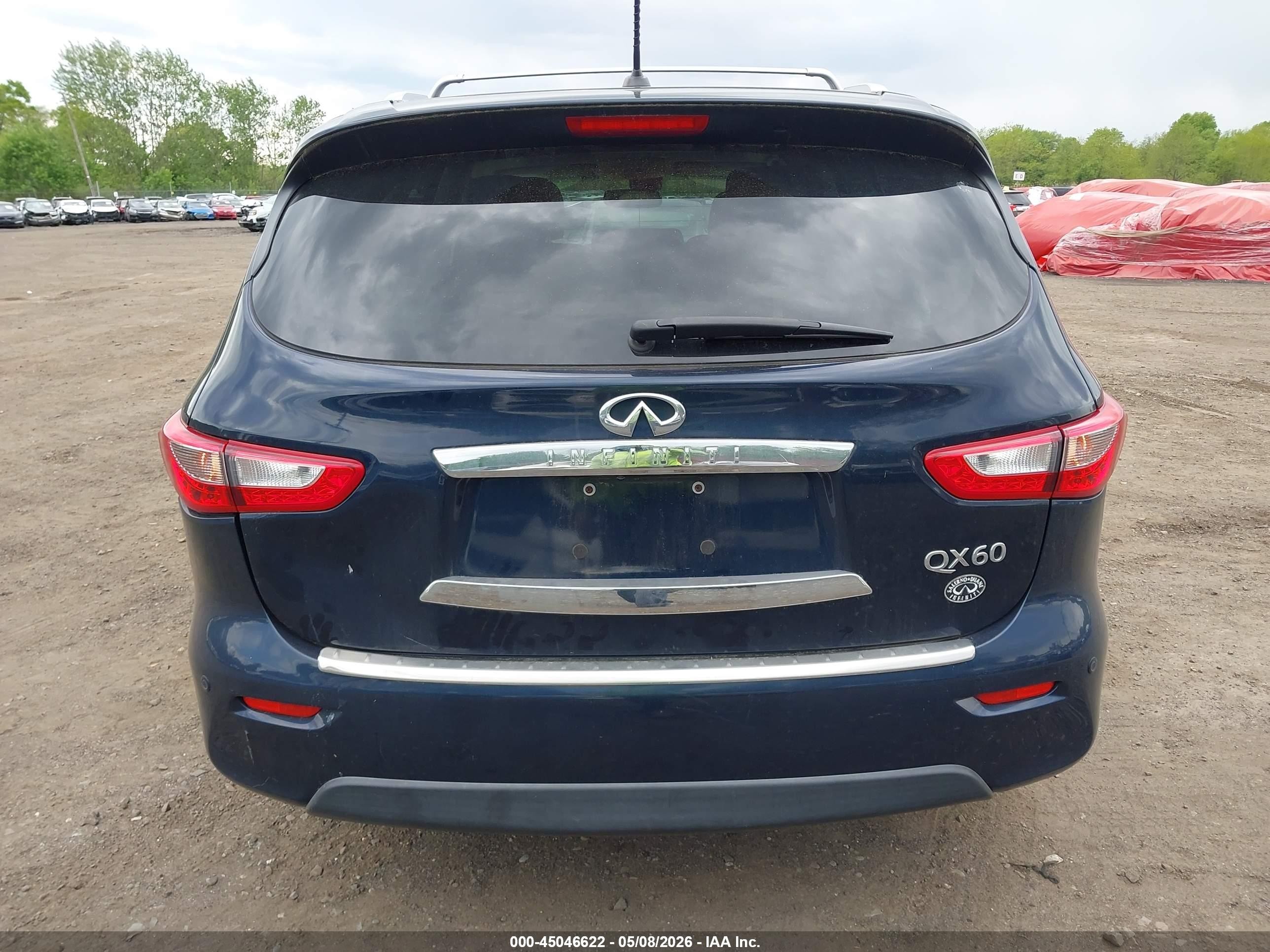 2015 Infiniti Qx60 Синий vin: 5N1AL0MM9FC544833