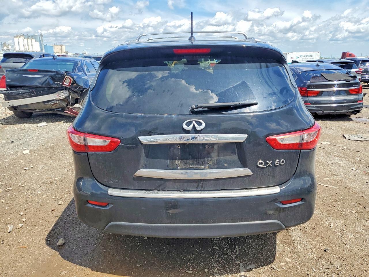 2015 Infiniti Qx60 Base Black vin: 5N1AL0MM9FC555671