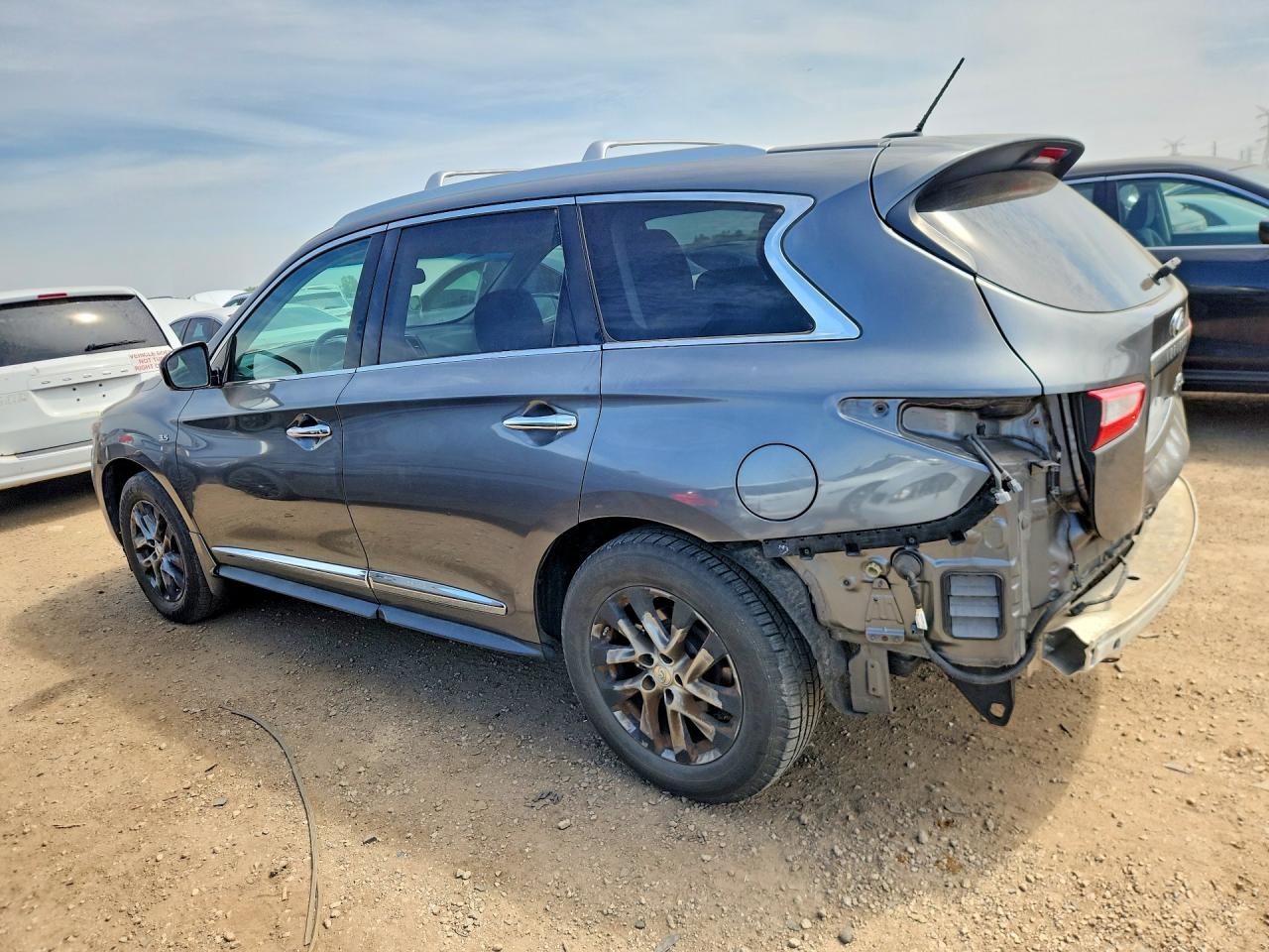 2015 Infiniti Qx60 Base Gray vin: 5N1AL0MM9FC558344