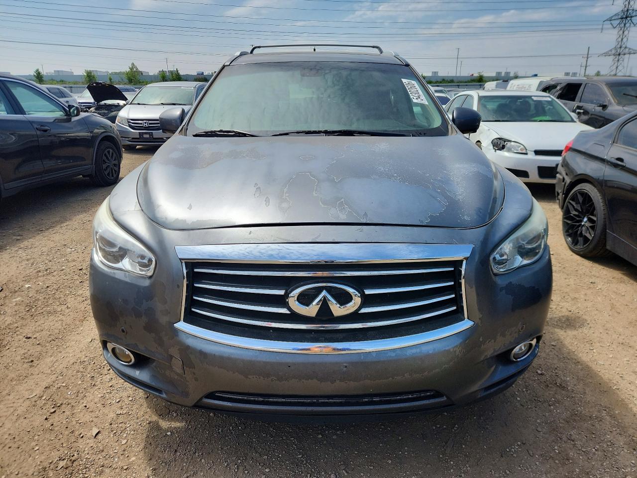 2015 Infiniti Qx60 Base Gray vin: 5N1AL0MM9FC558344