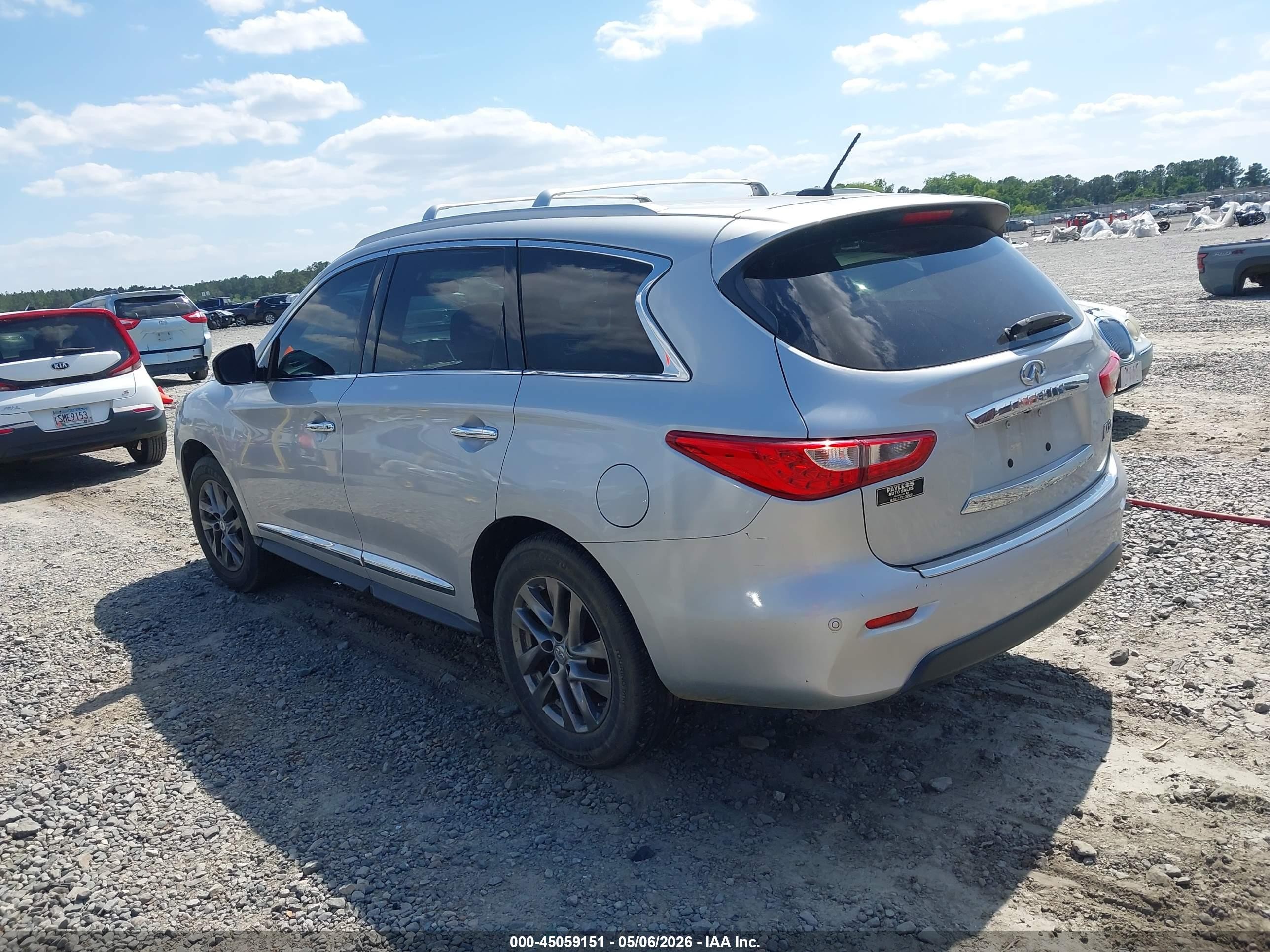 2013 Infiniti Jx35   Серебряный vin: 5N1AL0MMXDC333749