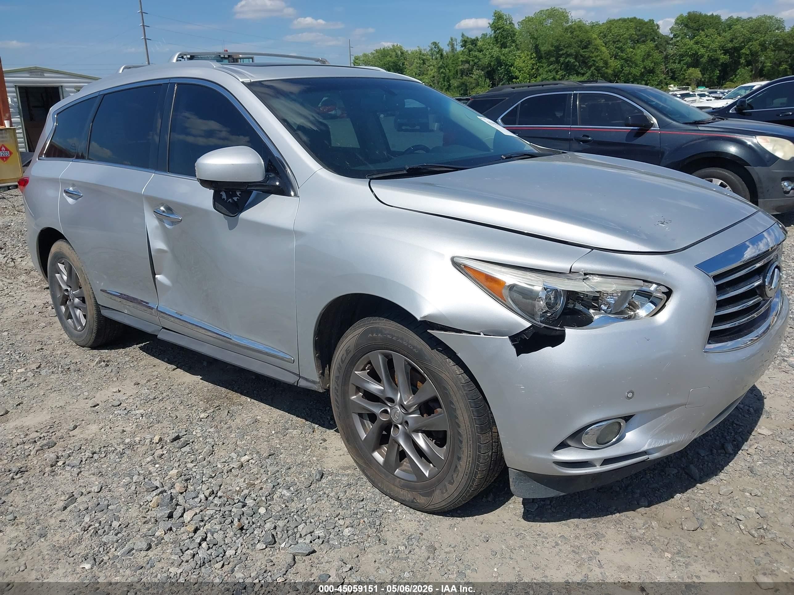 2013 Infiniti Jx35   Серебряный vin: 5N1AL0MMXDC333749