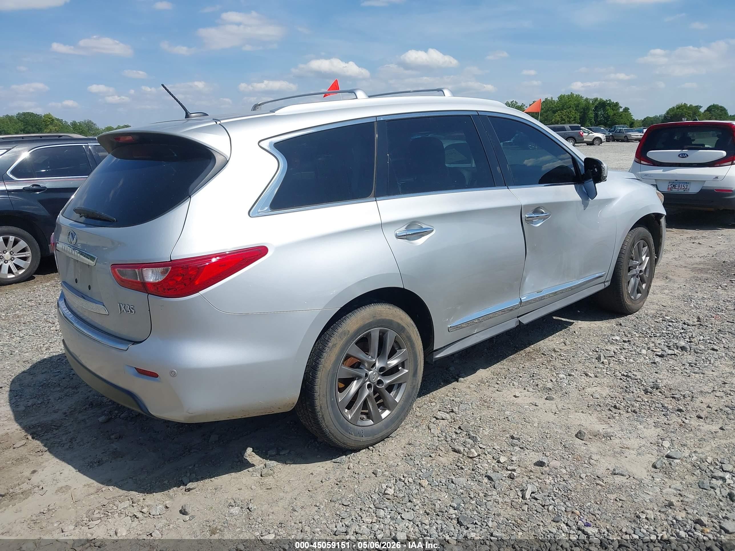 2013 Infiniti Jx35   Серебряный vin: 5N1AL0MMXDC333749