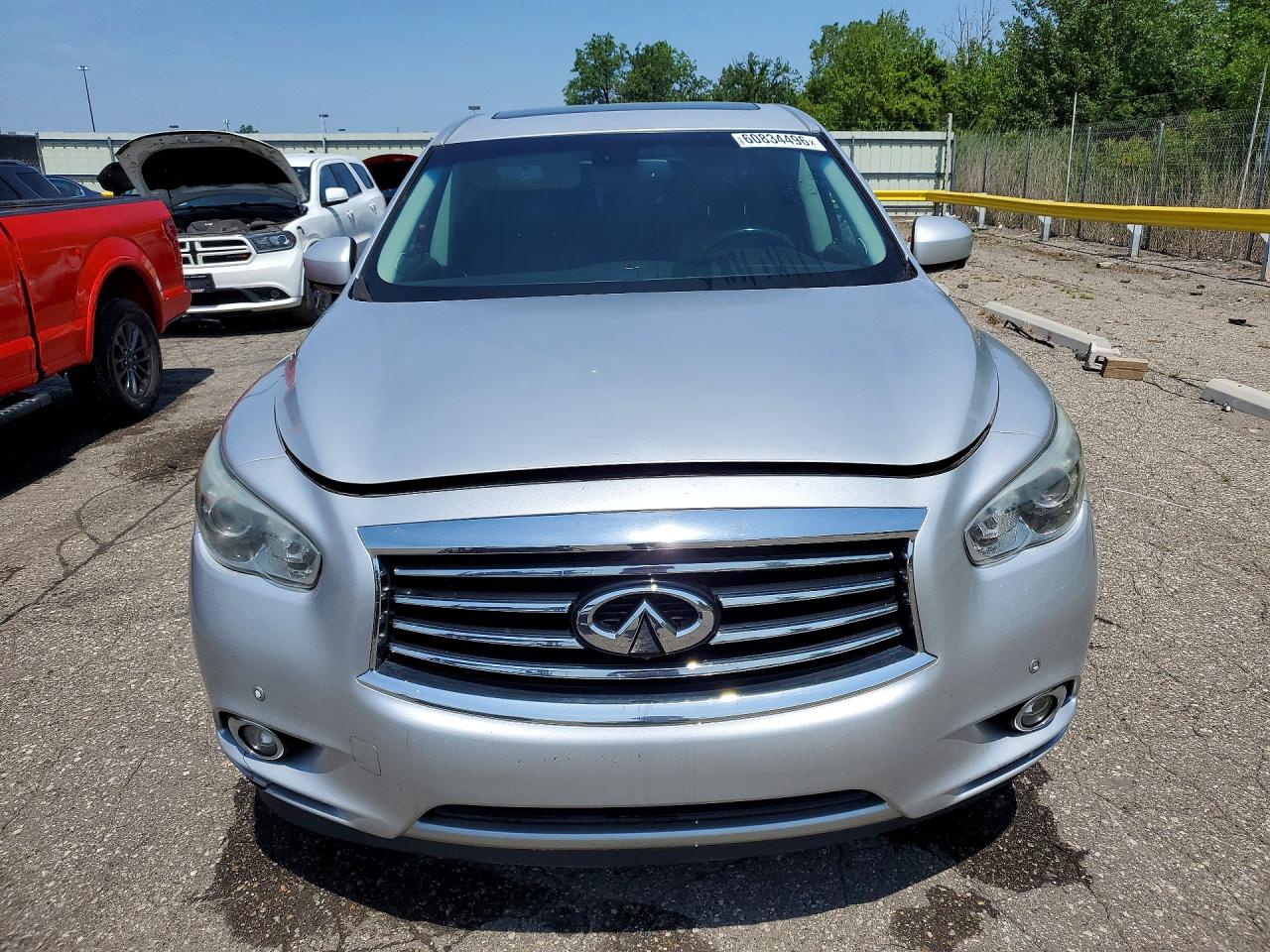 2013 Infiniti Jx35 Base Silver vin: 5N1AL0MMXDC334688