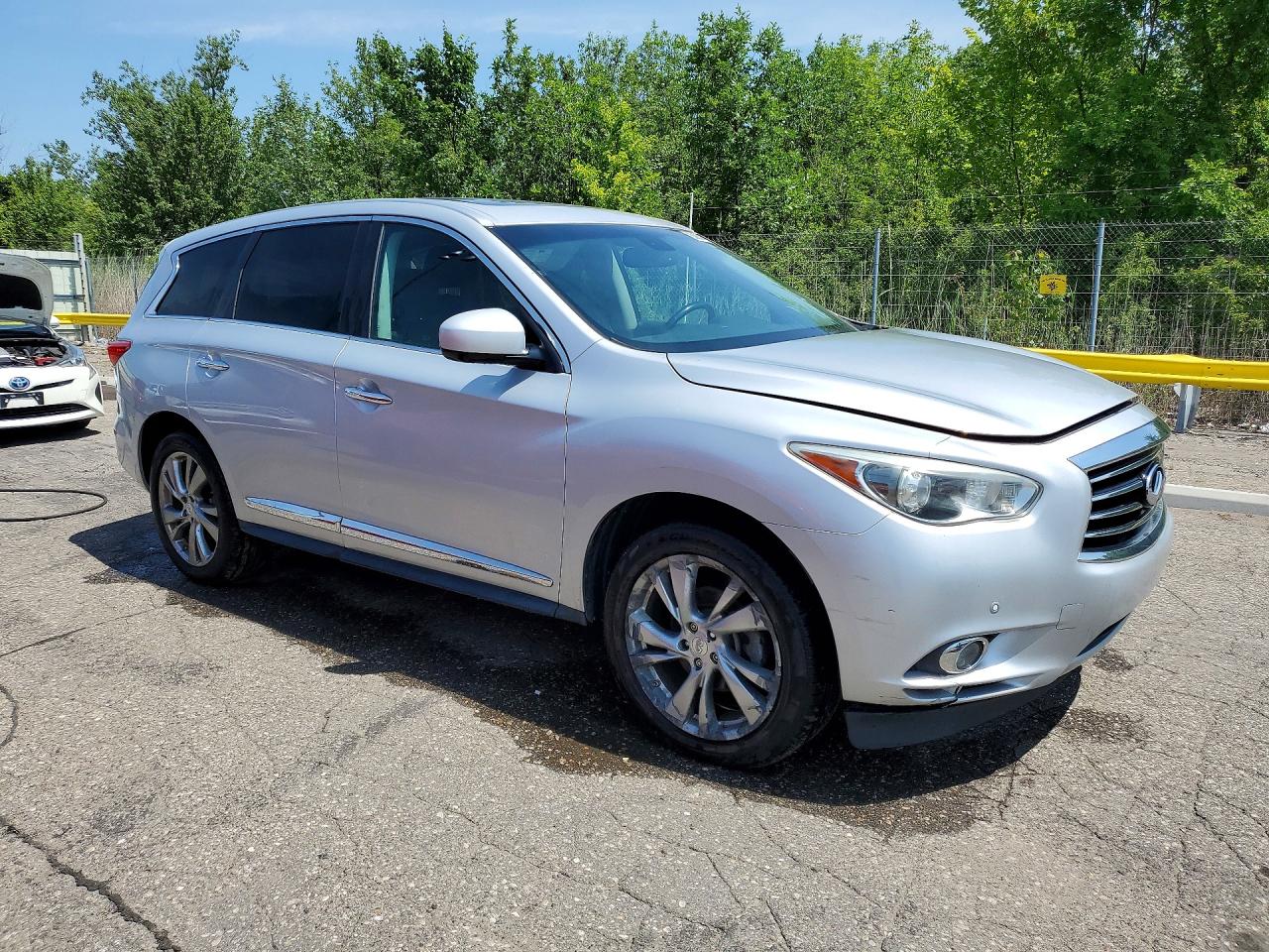 2013 Infiniti Jx35 Base Silver vin: 5N1AL0MMXDC334688