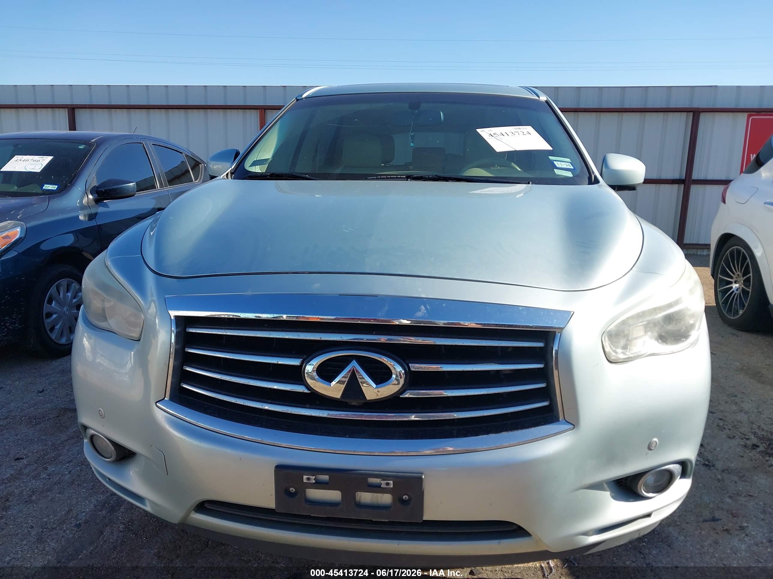 2013 Infiniti Jx35   Blue vin: 5N1AL0MMXDC337588