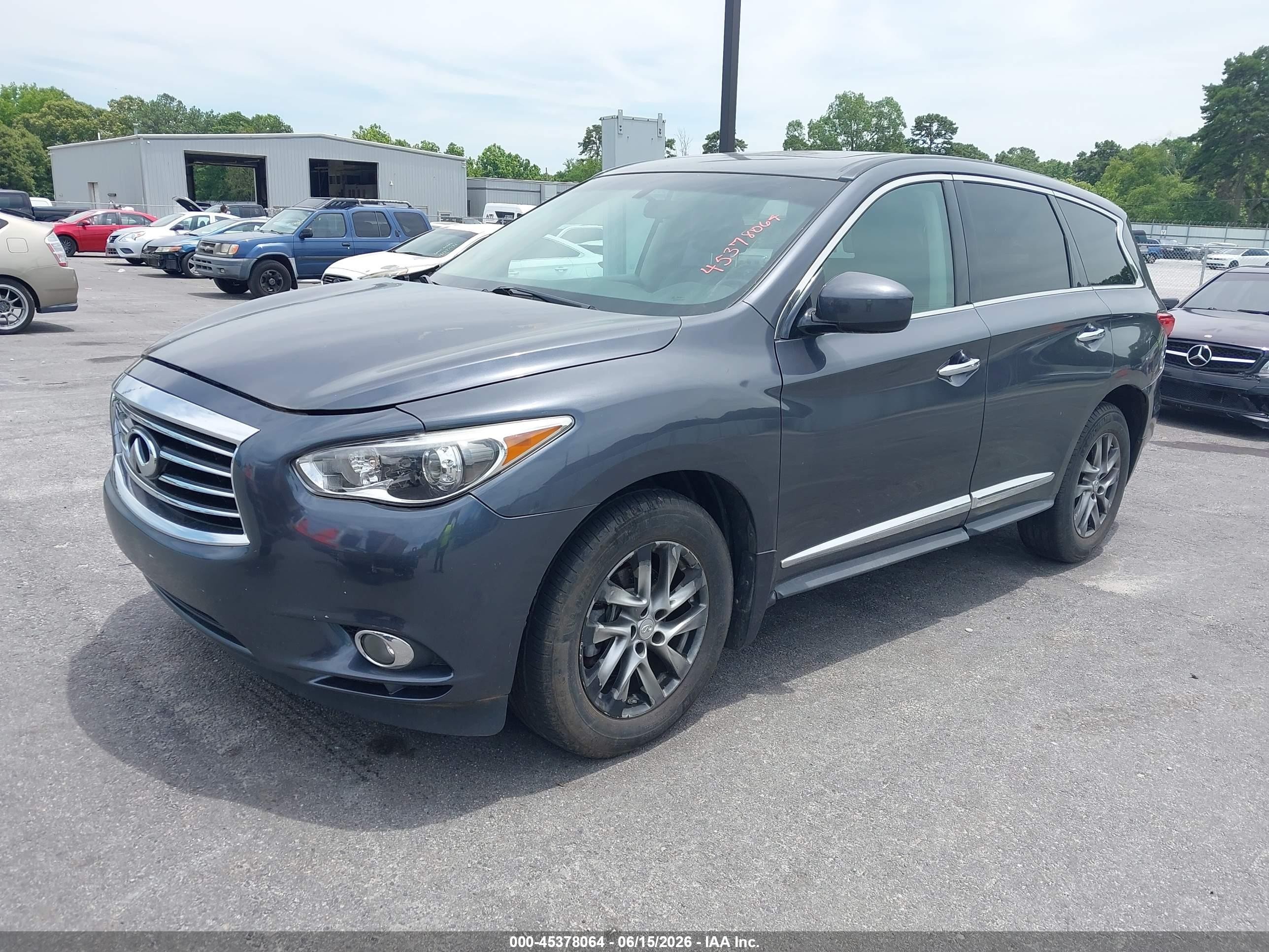 2013 Infiniti Jx35   Gray vin: 5N1AL0MMXDC338532