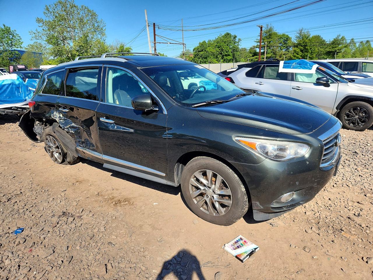 2013 Infiniti Jx35 Base Charcoal vin: 5N1AL0MMXDC345111