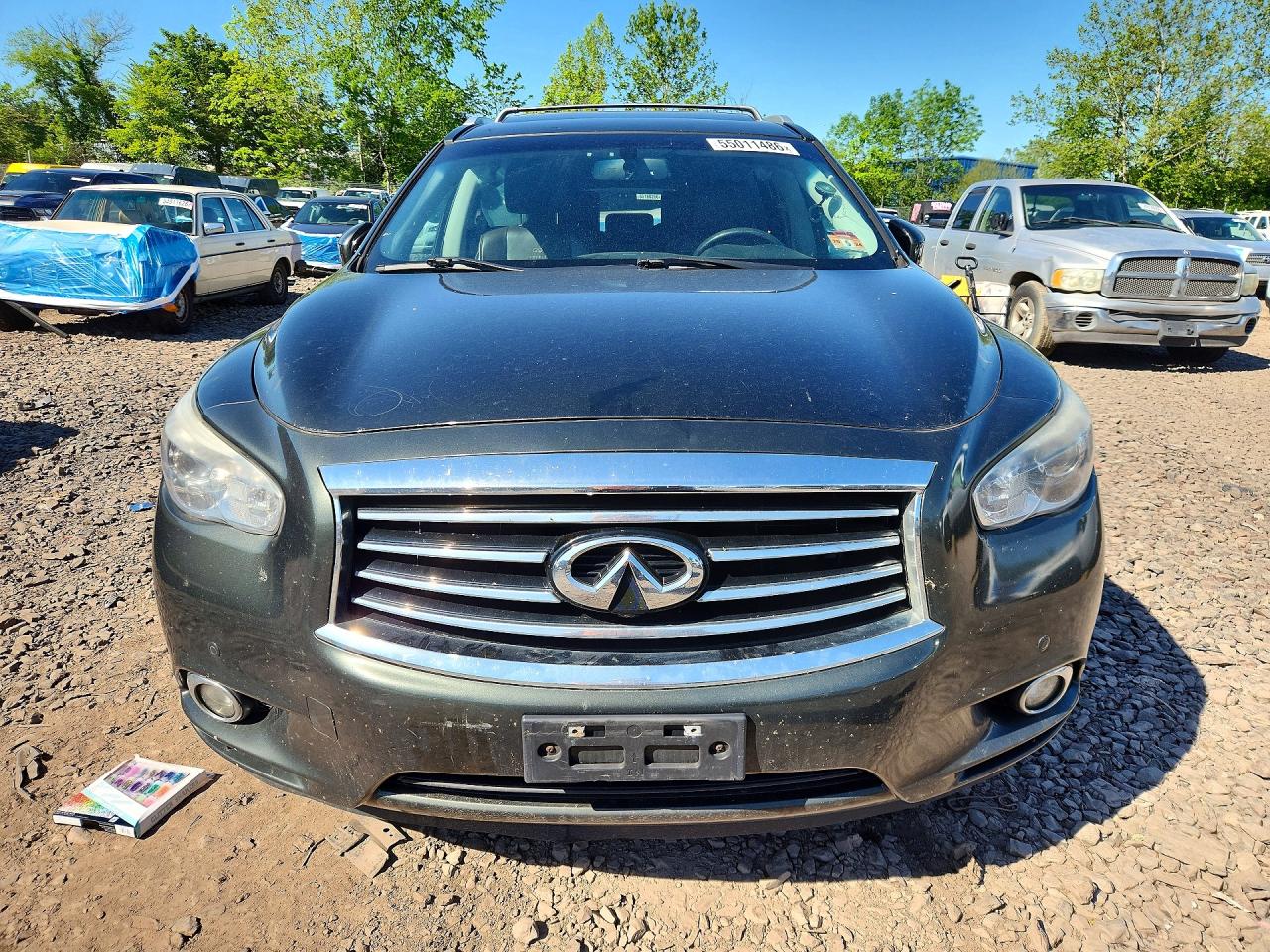 2013 Infiniti Jx35 Base Charcoal vin: 5N1AL0MMXDC345111