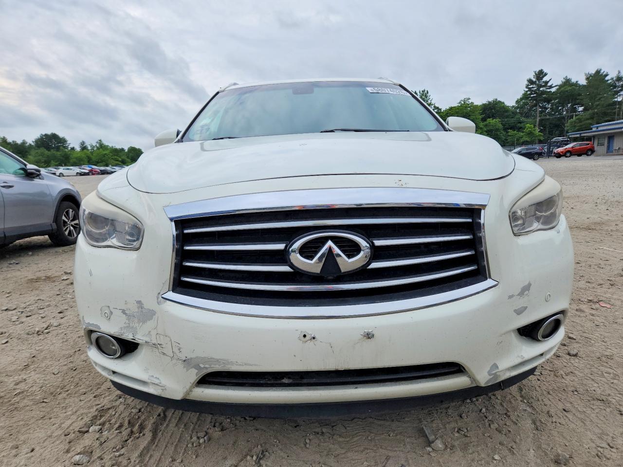 2014 Infiniti Qx60 Base White vin: 5N1AL0MMXEC502816