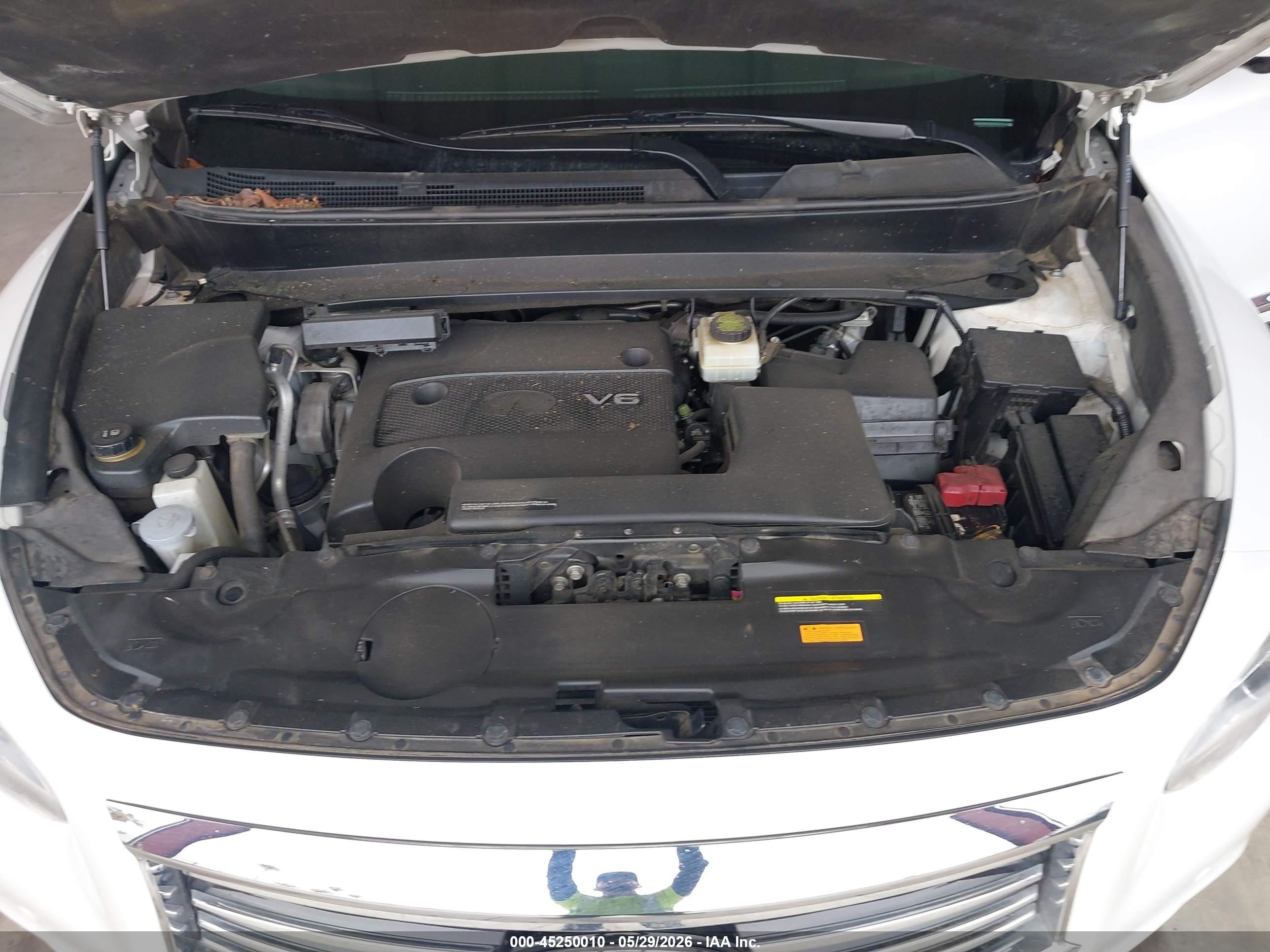 2014 Infiniti Qx60   White vin: 5N1AL0MMXEC503982