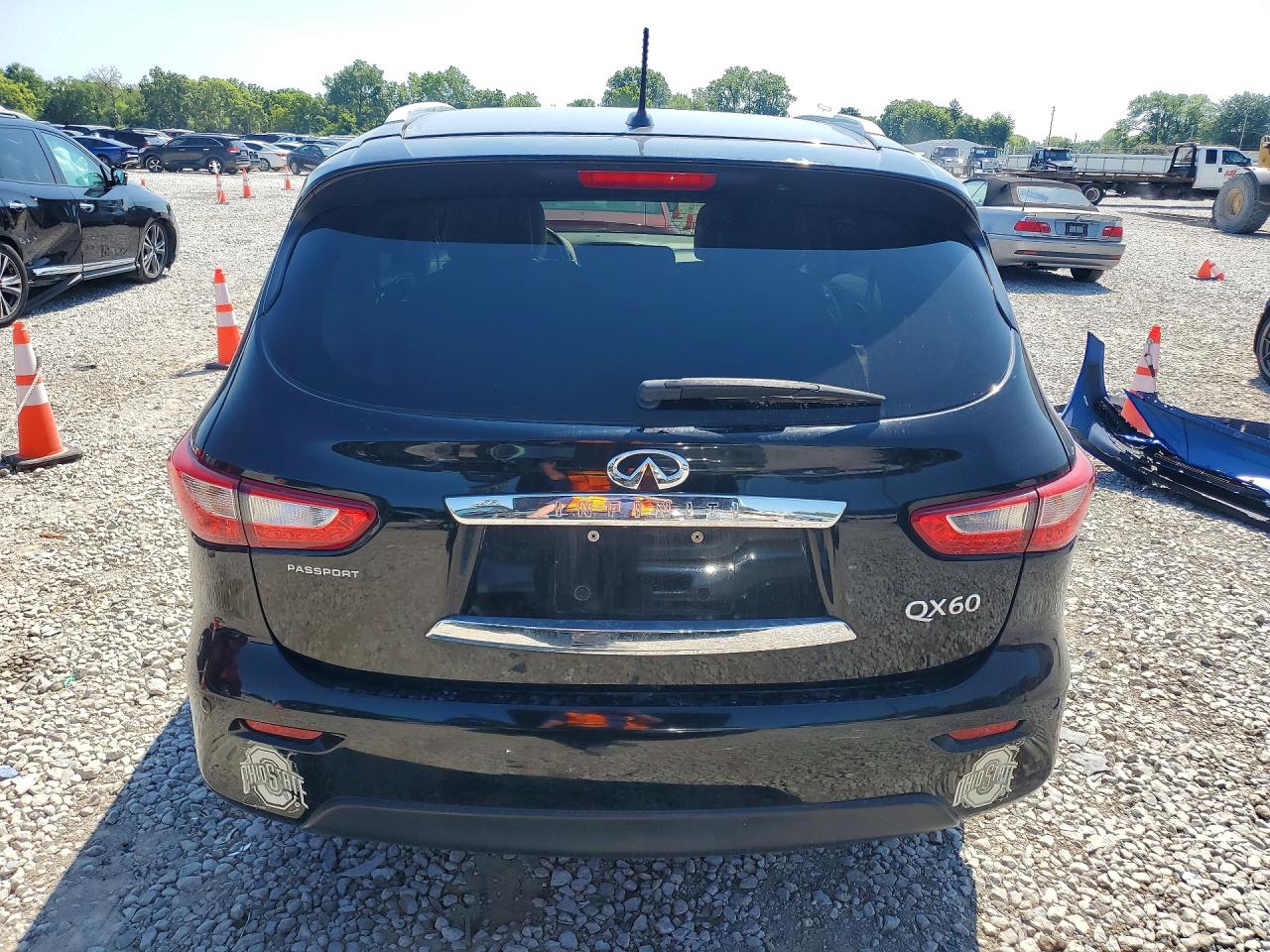 2014 Infiniti Qx60 Base Черный vin: 5N1AL0MMXEC505876