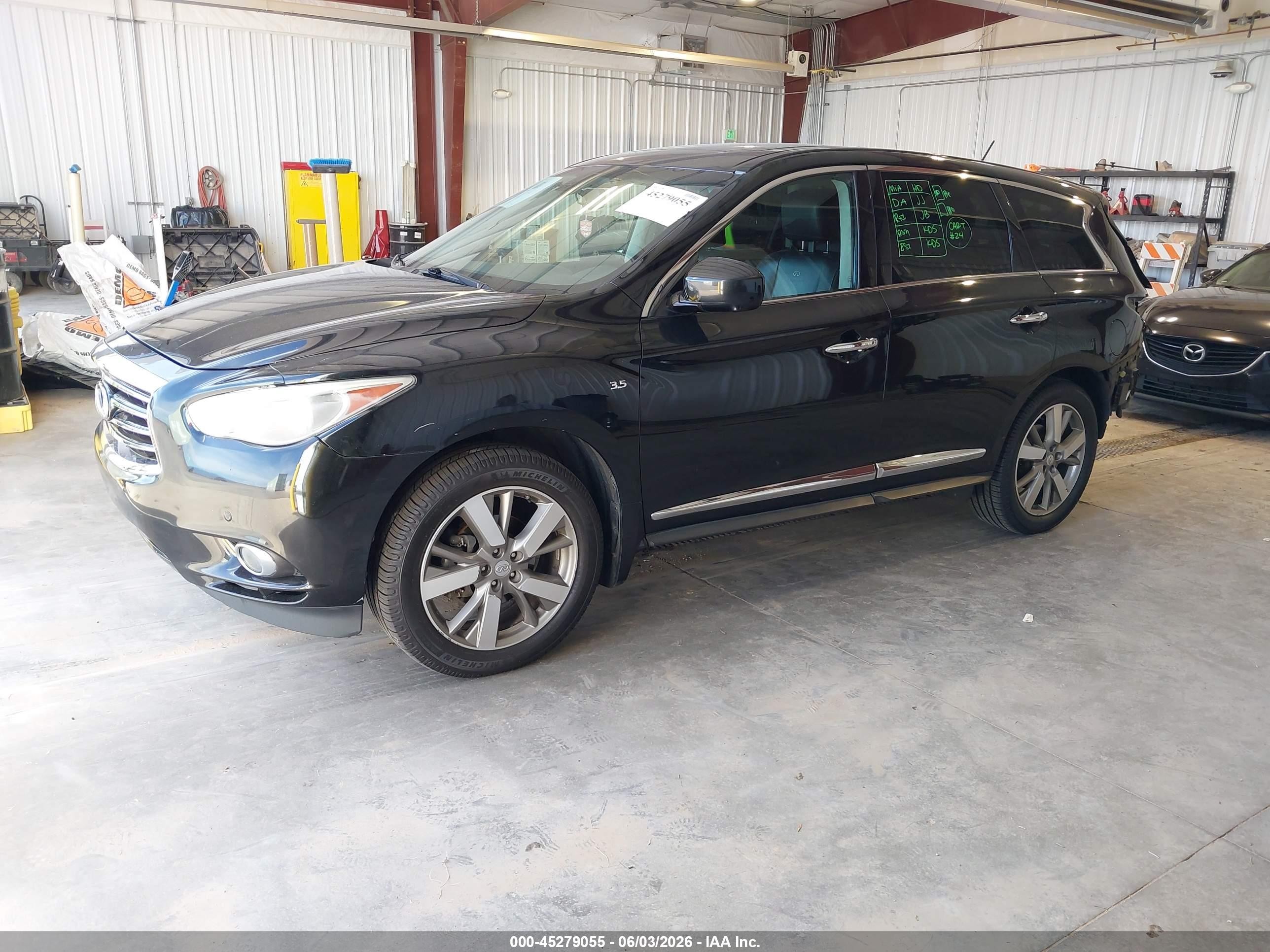 2014 Infiniti Qx60 Black vin: 5N1AL0MMXEC510480