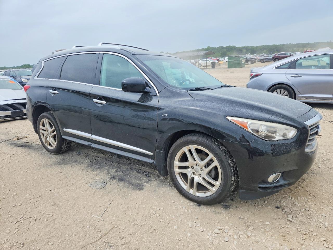 2014 Infiniti Qx60 Base Black vin: 5N1AL0MMXEC511502