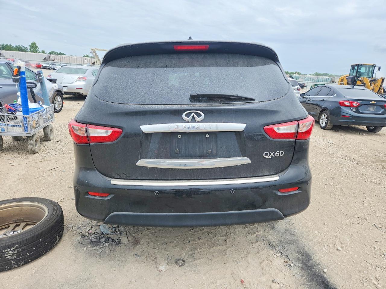 2014 Infiniti Qx60 Base Black vin: 5N1AL0MMXEC511502