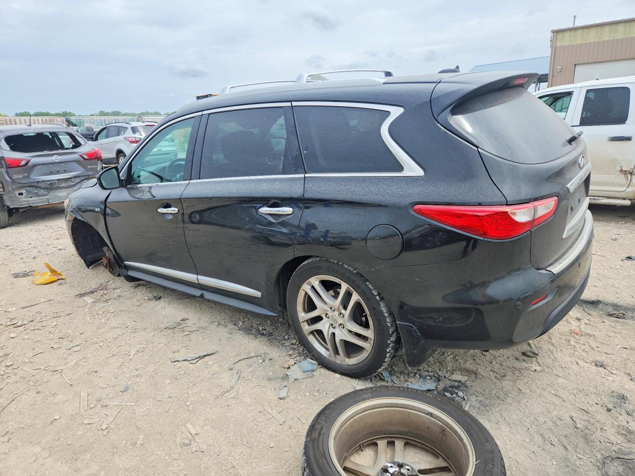 2014 Infiniti Qx60 Base Black vin: 5N1AL0MMXEC511502