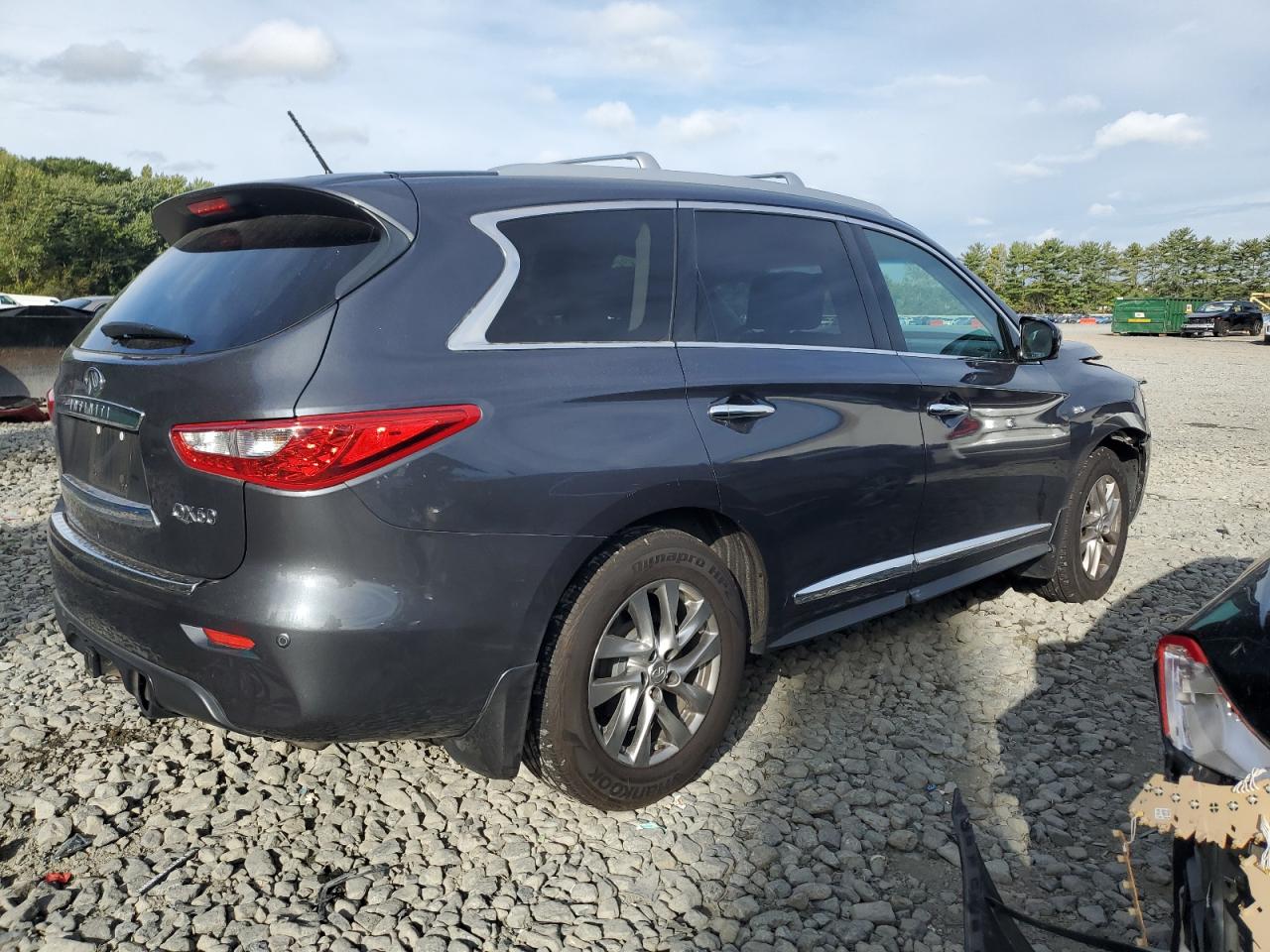 2014 Infiniti Qx60 Gray vin: 5N1AL0MMXEC515470