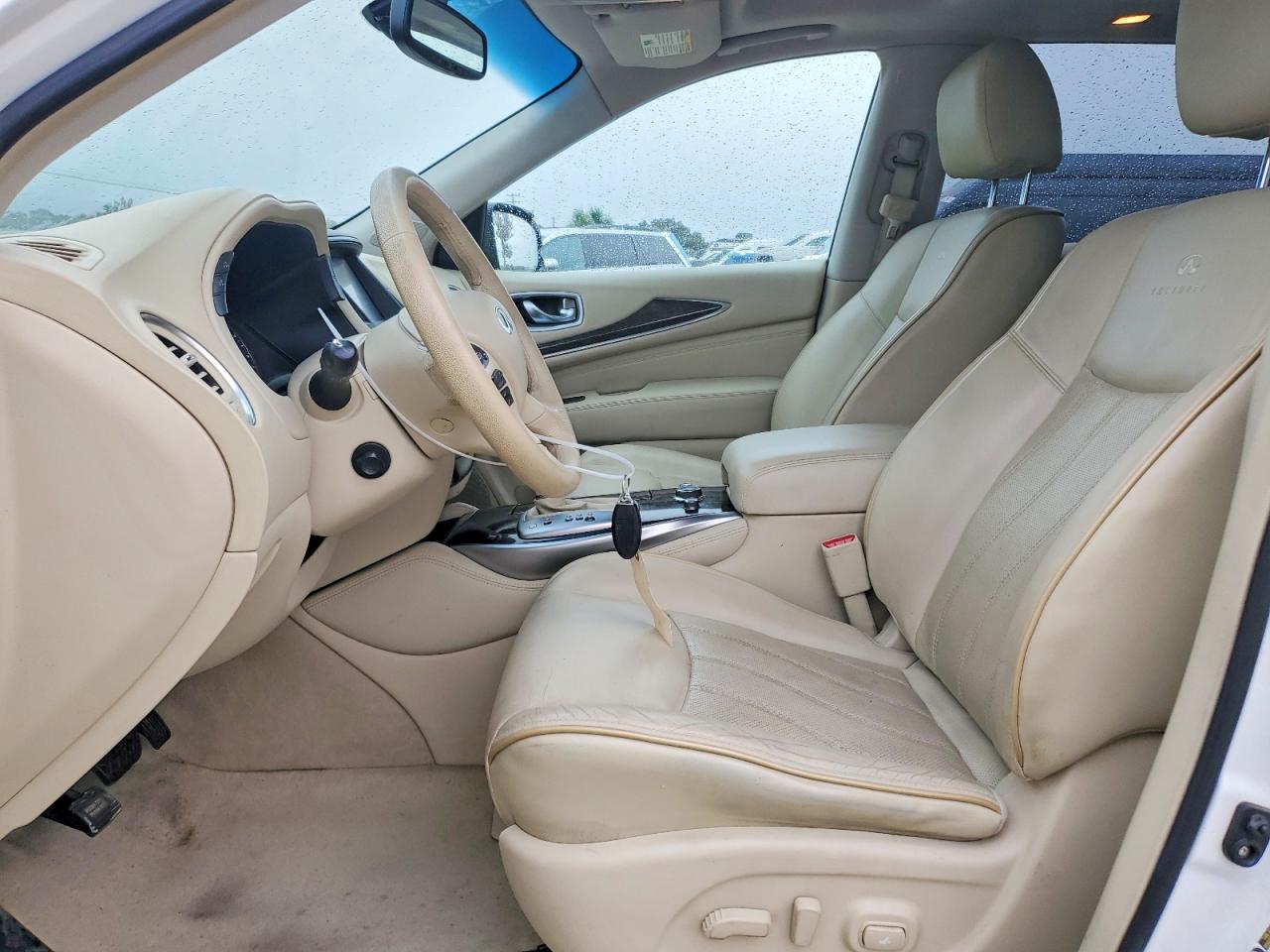 2014 Infiniti Qx60 Base White vin: 5N1AL0MMXEC518577