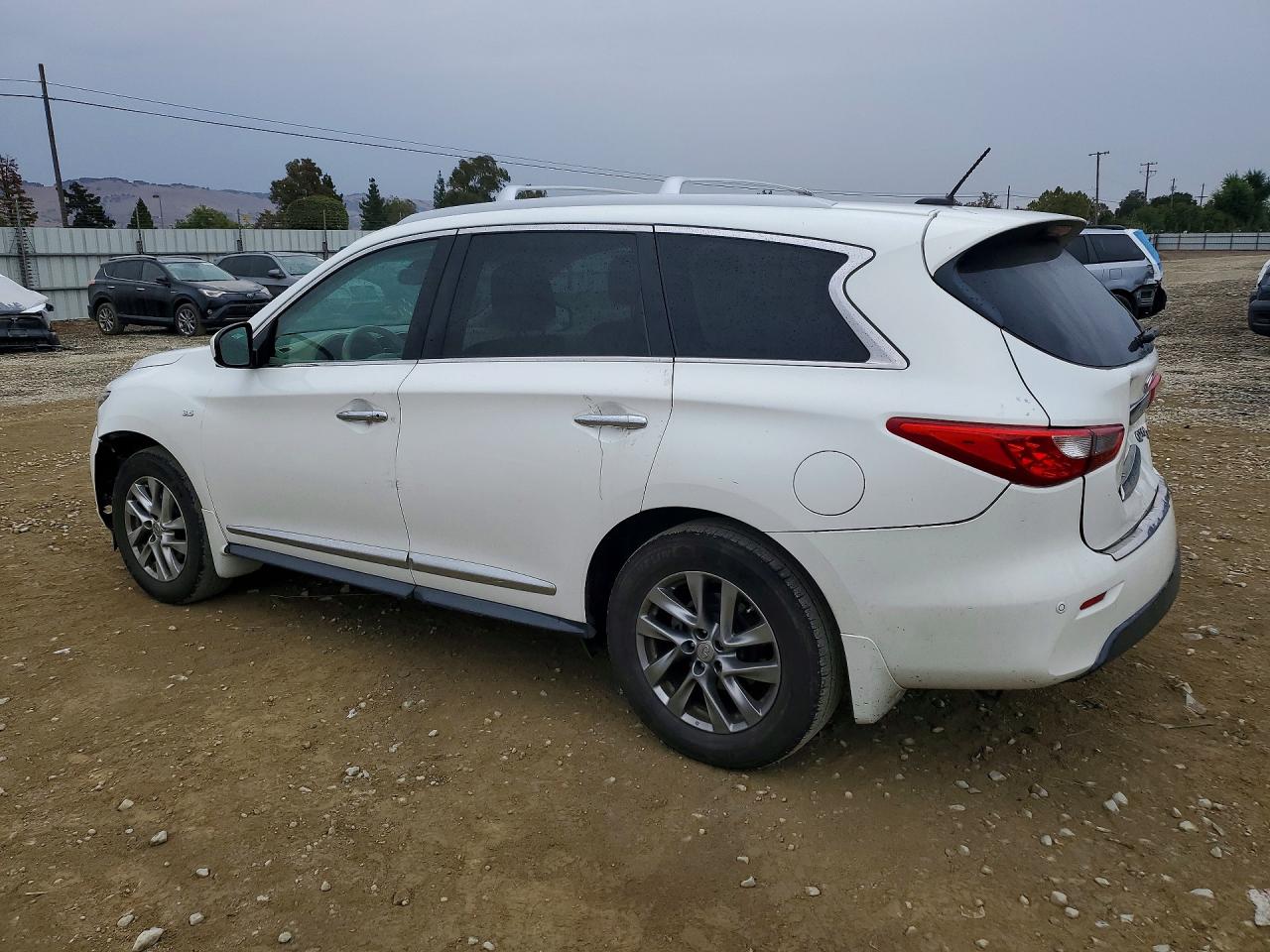 2014 Infiniti Qx60 Base White vin: 5N1AL0MMXEC518577