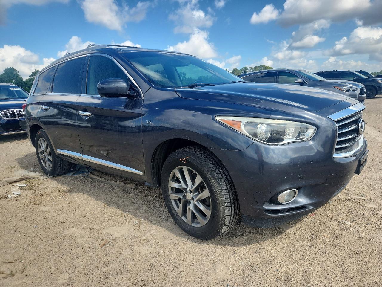 2014 Infiniti Qx60 Base Charcoal vin: 5N1AL0MMXEC525545