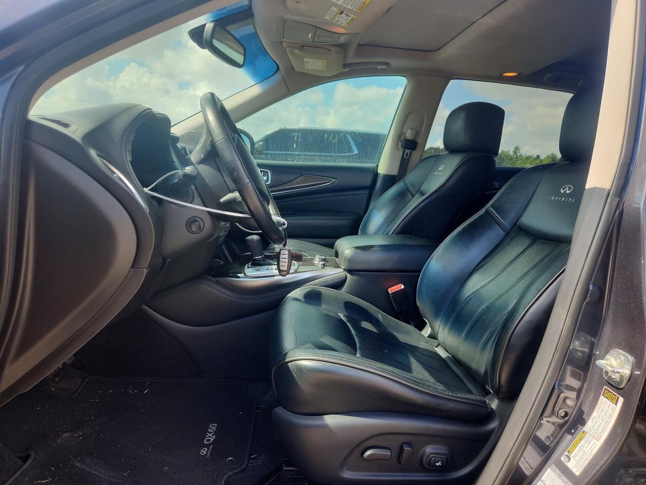2014 Infiniti Qx60 Base Charcoal vin: 5N1AL0MMXEC525545