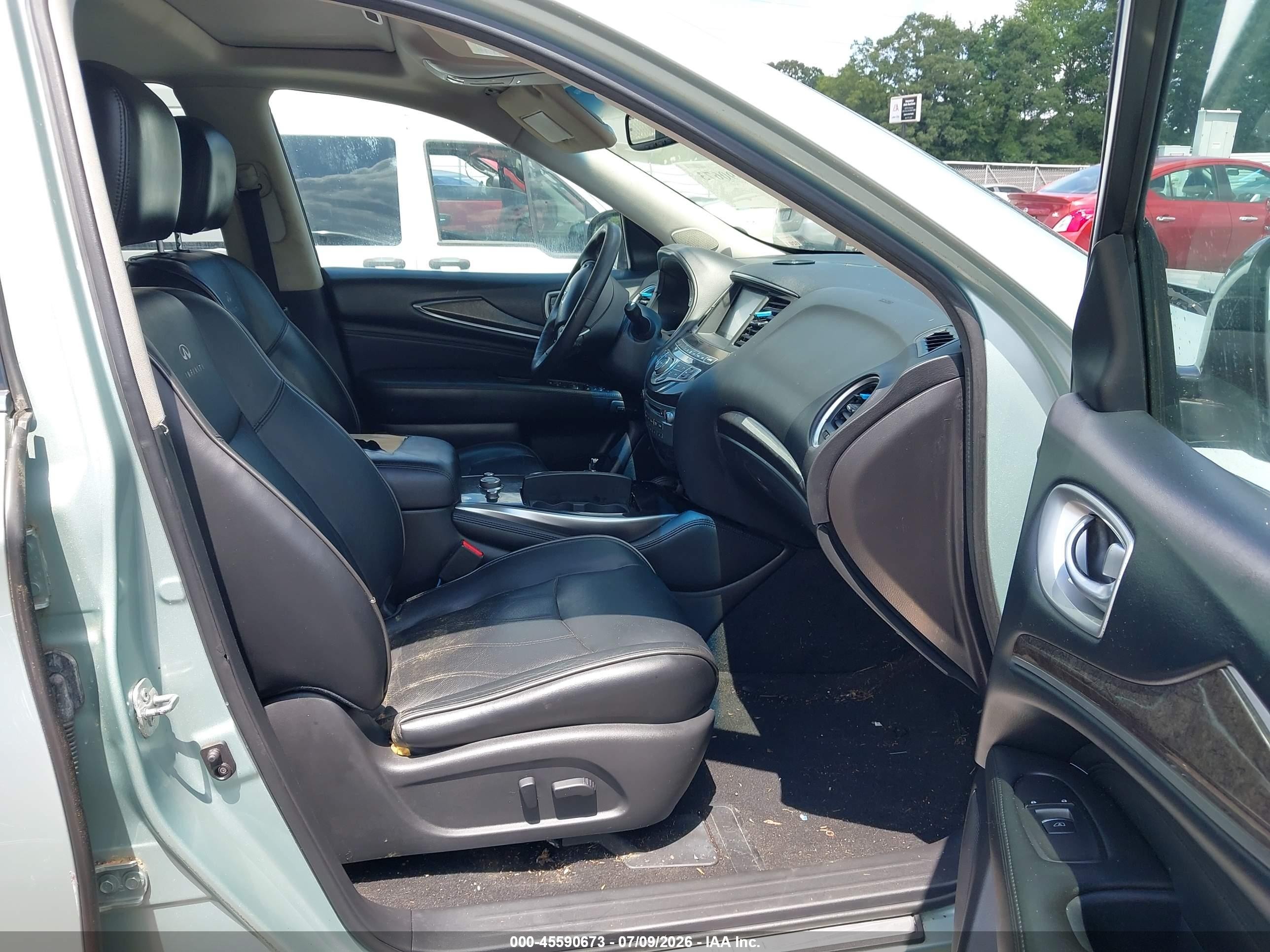 2014 Infiniti Qx60   Teal vin: 5N1AL0MMXEC527215
