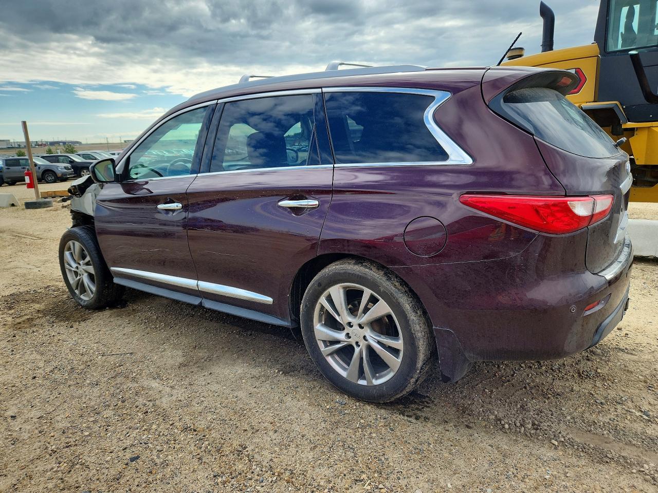 2014 Infiniti Qx60 Base Burgundy vin: 5N1AL0MMXEC527988