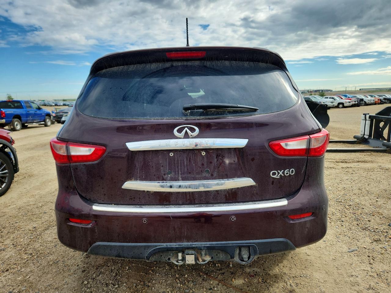 2014 Infiniti Qx60 Base Burgundy vin: 5N1AL0MMXEC527988