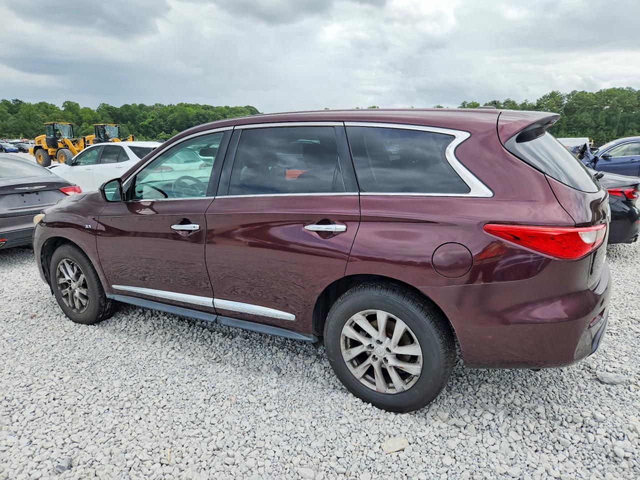 2014 Infiniti Qx60 Base Burgundy vin: 5N1AL0MMXEC528431