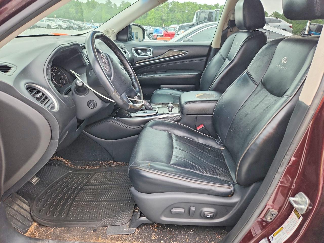2014 Infiniti Qx60 Base Burgundy vin: 5N1AL0MMXEC528431